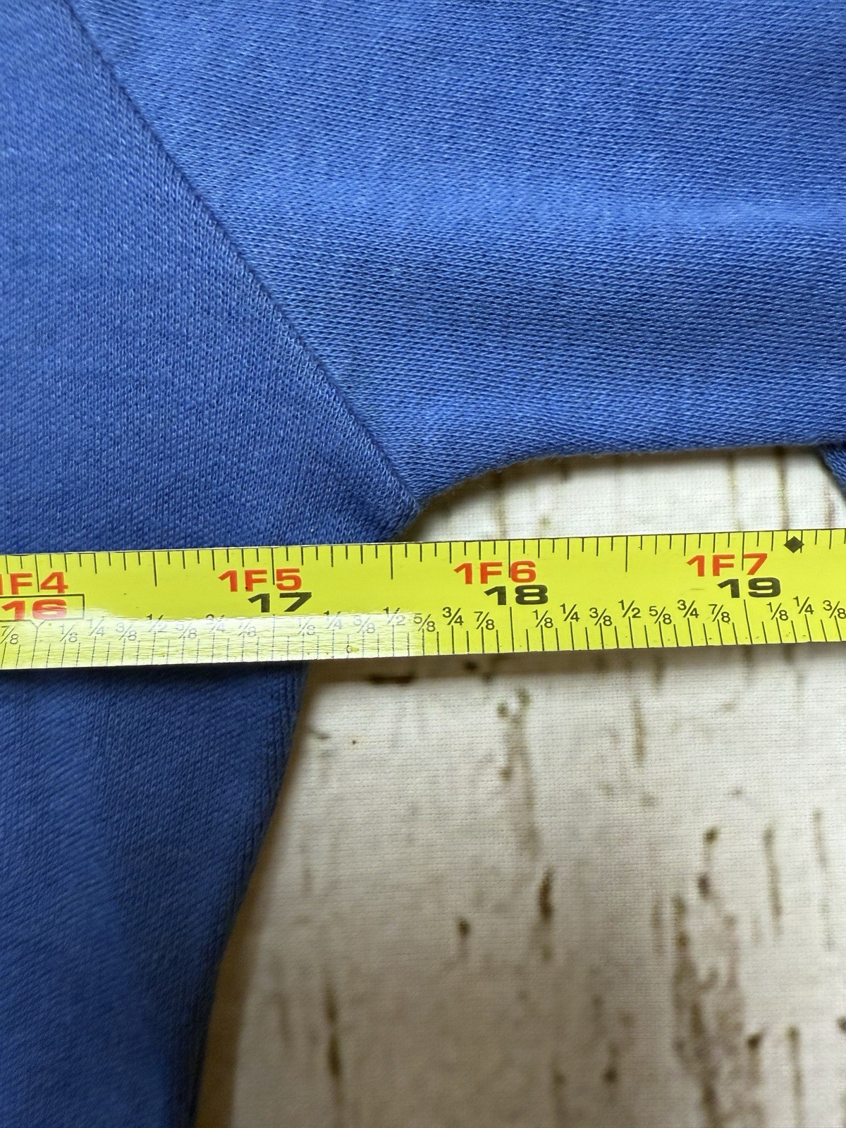VTG Jordache Embroidered Logo Solid Blue 1980&rsquo;s Women&rsquo;s Long Sleeve T-Shirt