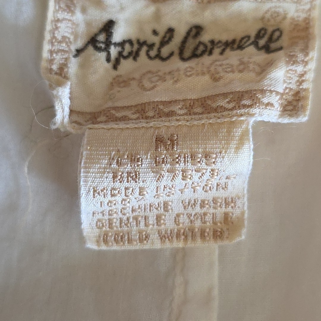 VTG 90s April Cornell for Cornell Trading Cotton Slip Dress Nightgown Women&rsquo;s M