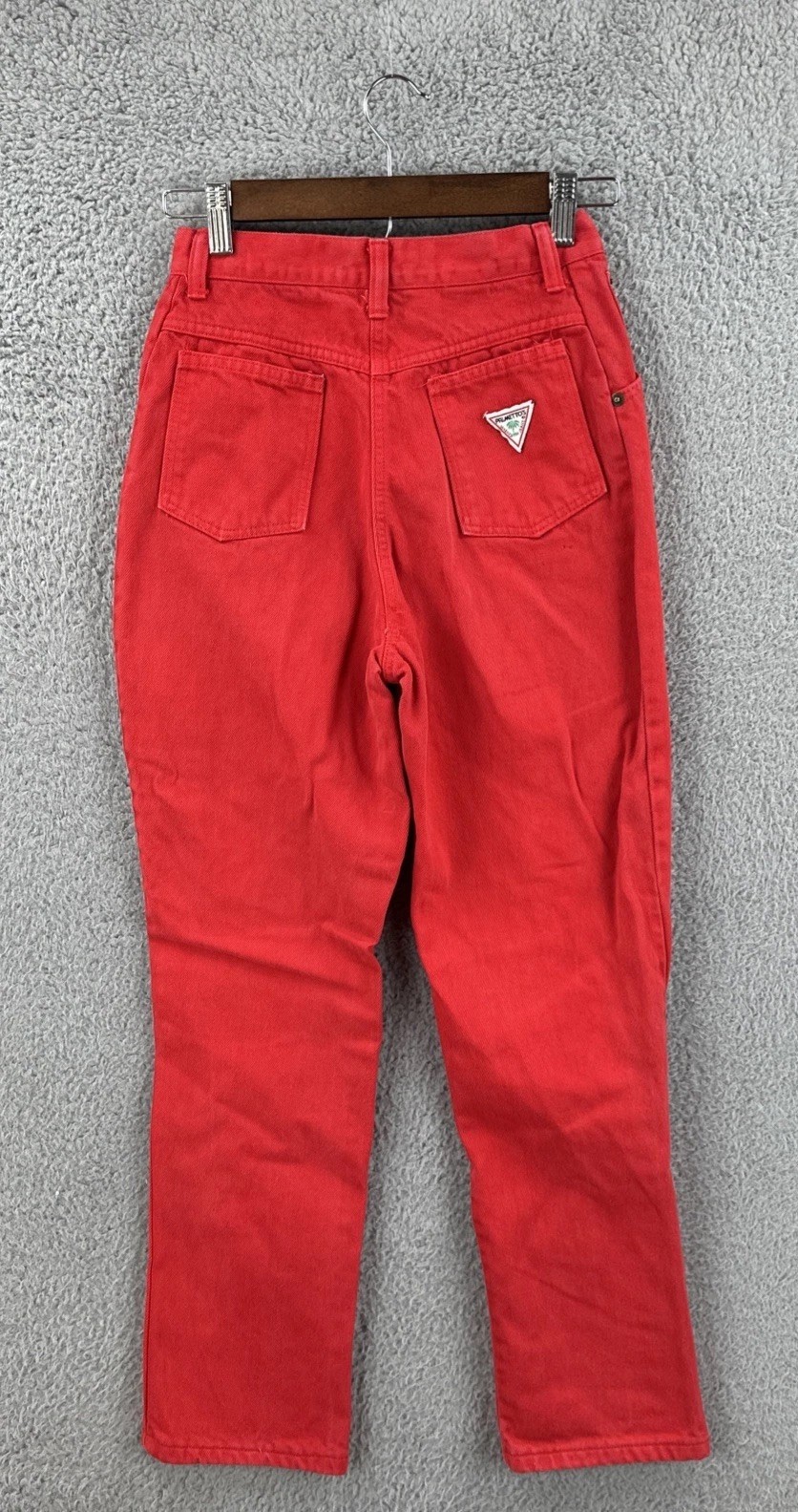 Vtg Palmettos Washed Jeans Women’s 24×25 Straight Leg High Waist Made In USA 80s