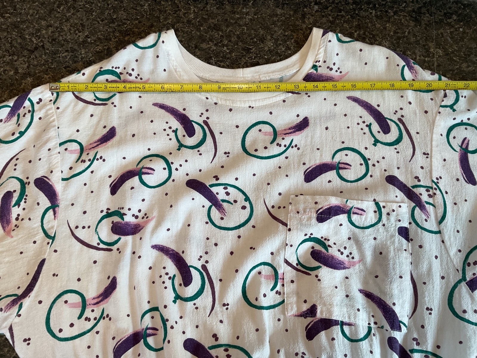 Vtg Womens Dress 90s XL Crinkle Cotton Pullover Elastic Jazz Dixie Cup Summer