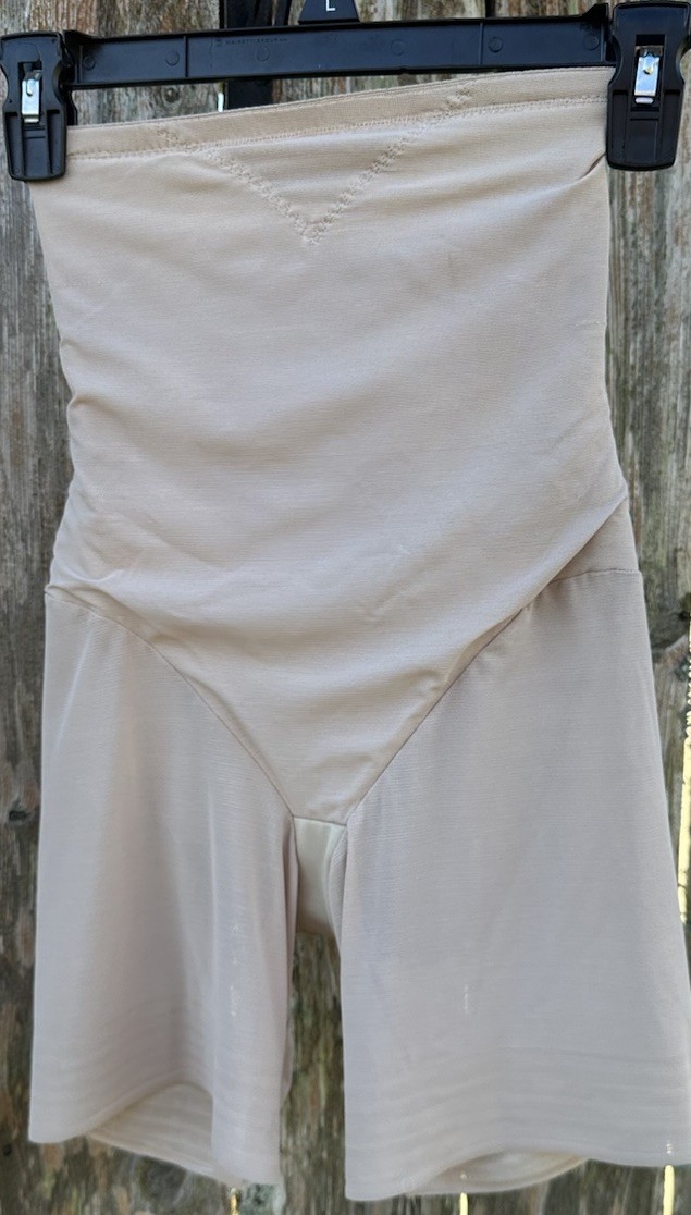 Miraclesuit HIGH WAIST Girdle Shaper Smooth Beige Nylon/Spandex 2789 Size M