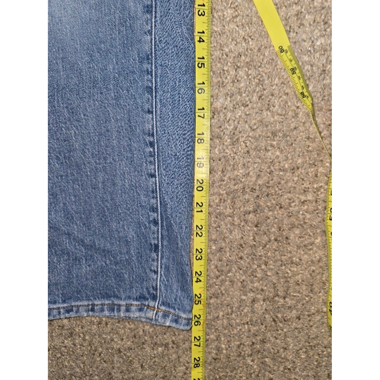 Madewell Straight Leg Distressed Vintage Jeans Size 33 Petite