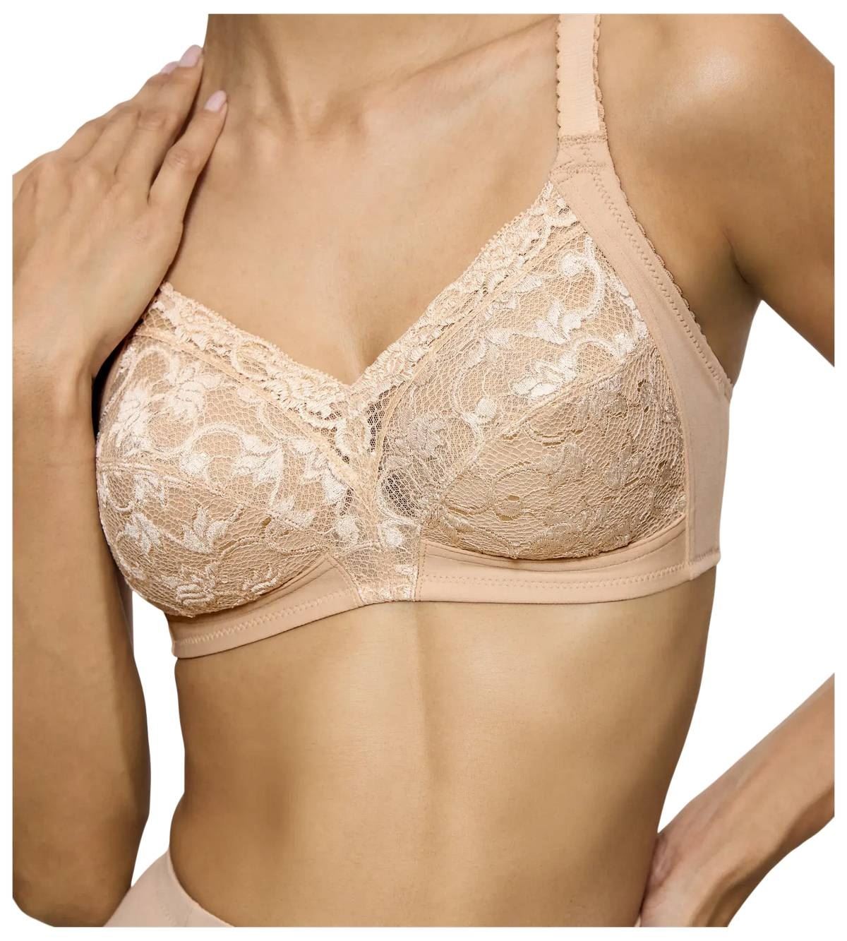 Triumph Womens Delicate Doreen Non Wired Bra – Smooth Skin Beige