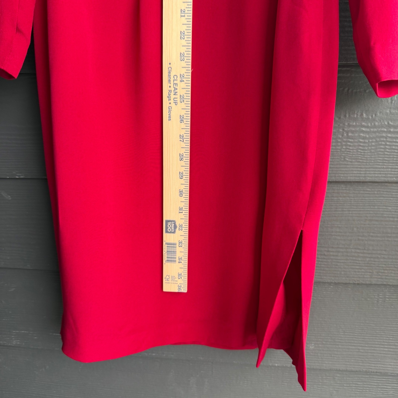 Donna Morgan Silk Wrap Midi Dress Pink Long Sleeve Cocktail Size 10