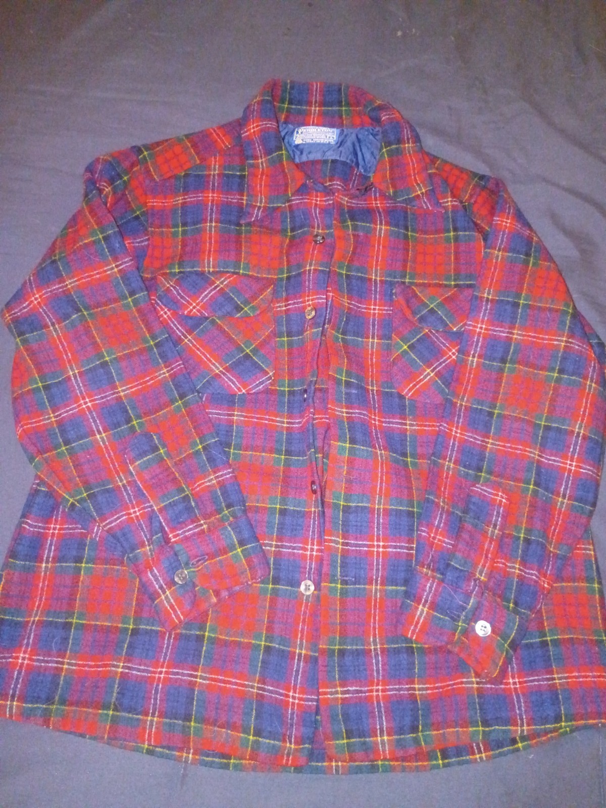 vintage pendleton shirt jacket