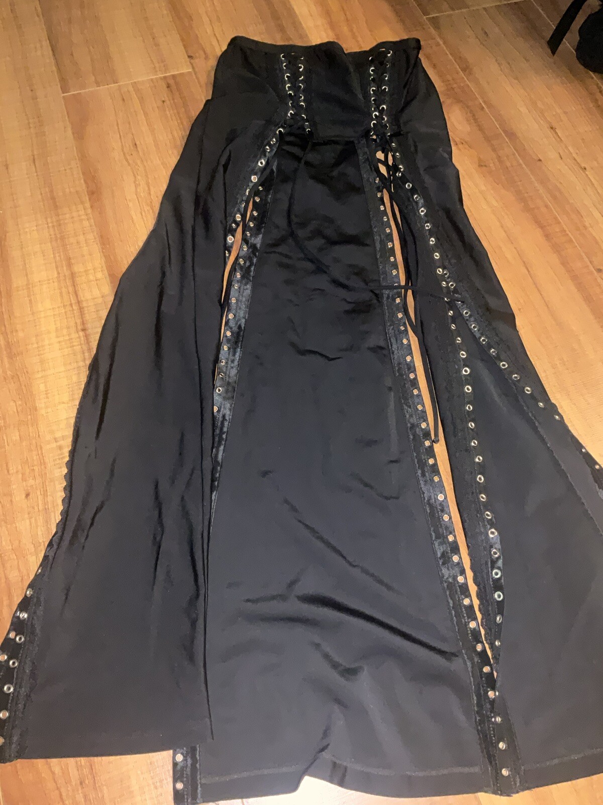 Vintage Sexxy Brazil Black Lace Pants Festival Rave Carnival Dancer Sz S