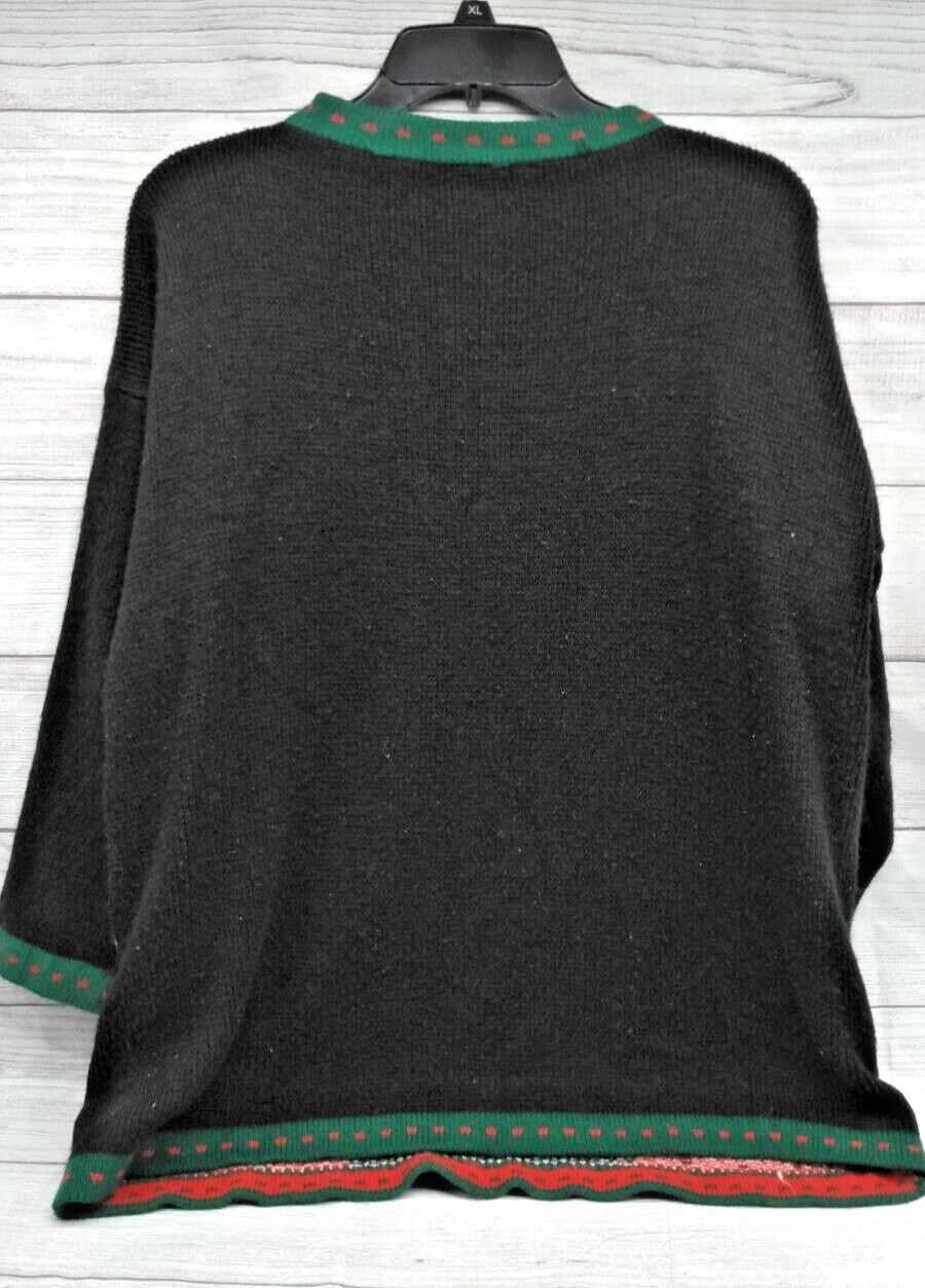 Vintage Adele Knitwear Christmas Holiday Sweater Women&rsquo;s Size Large – USA Made