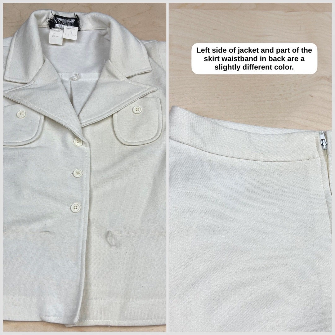 Vintage 1970s 3-Piece Jacket Blouse and Skirt Set | 26&Prime; Waist