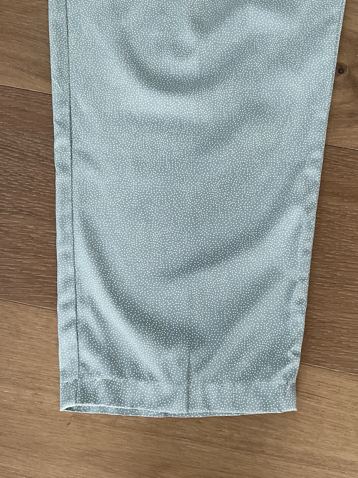Fritzi California VTG 80s Polyester Speckle Elastic Waist Tapered Pants Mint L