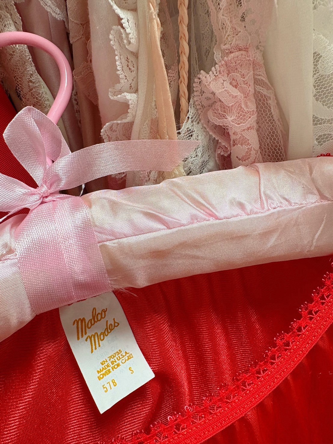 Vintage 50s Malco Modes Rockabilly Petticoat Tutu Ruffle USA Fairycore Coquette