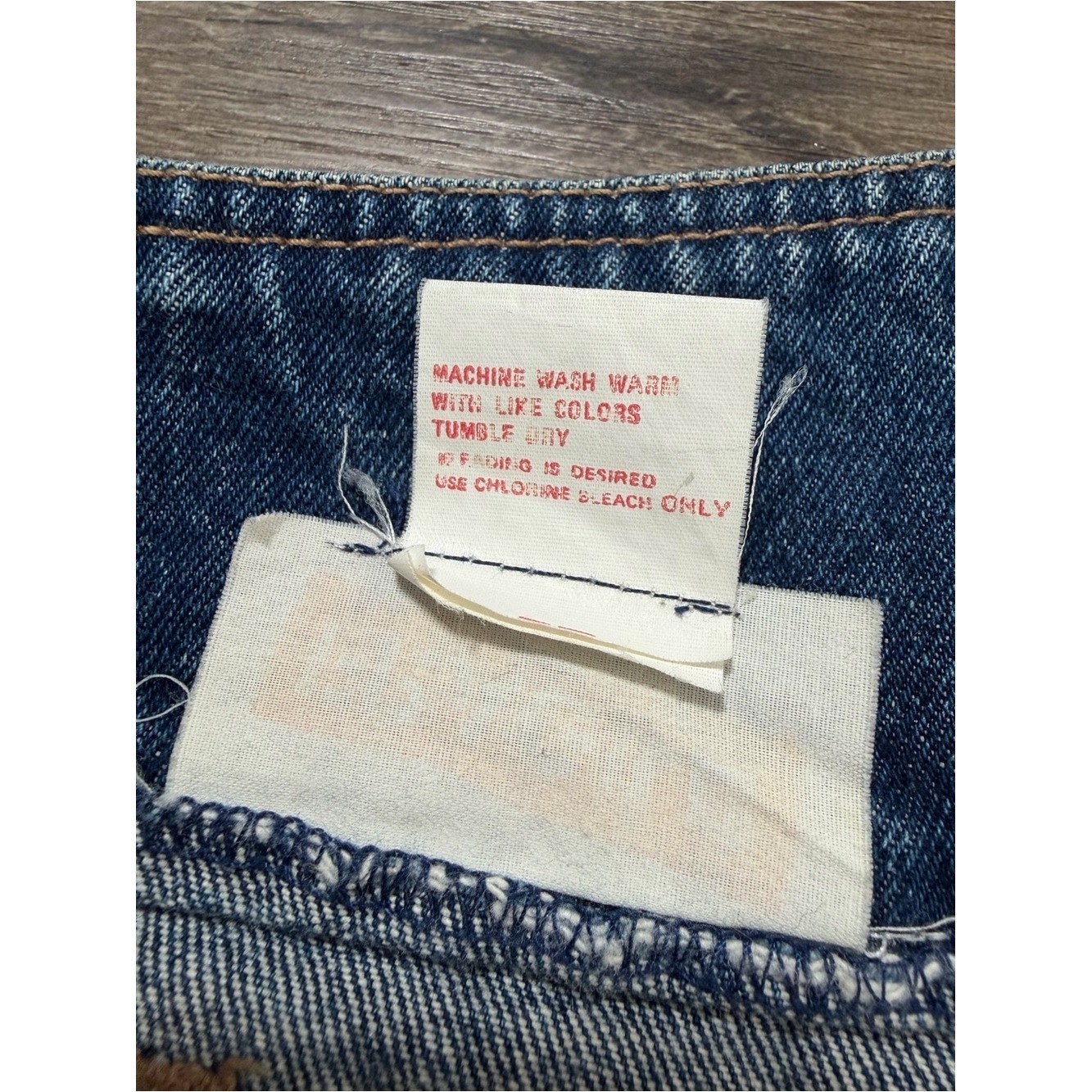 Vintage Paperbag Waist High Rise Mom Jeans Womens Size 13 Blue Denim Tapered