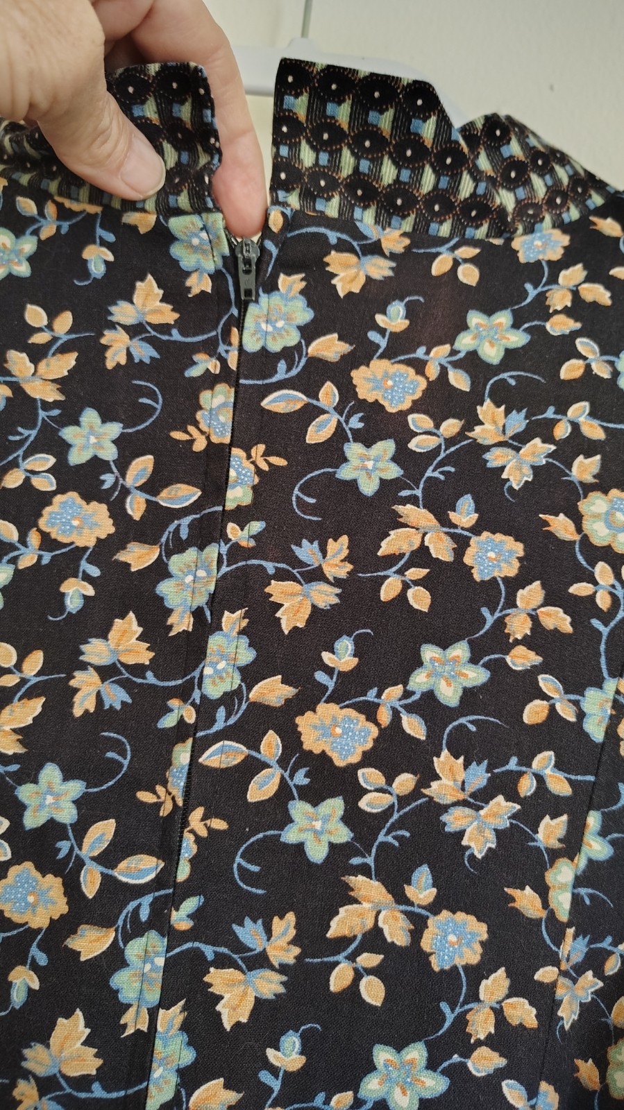 Vintage Gilead Floral Maxi Dress 1970&rsquo;s Bell Sleeves Women&rsquo;s Full Length Medium
