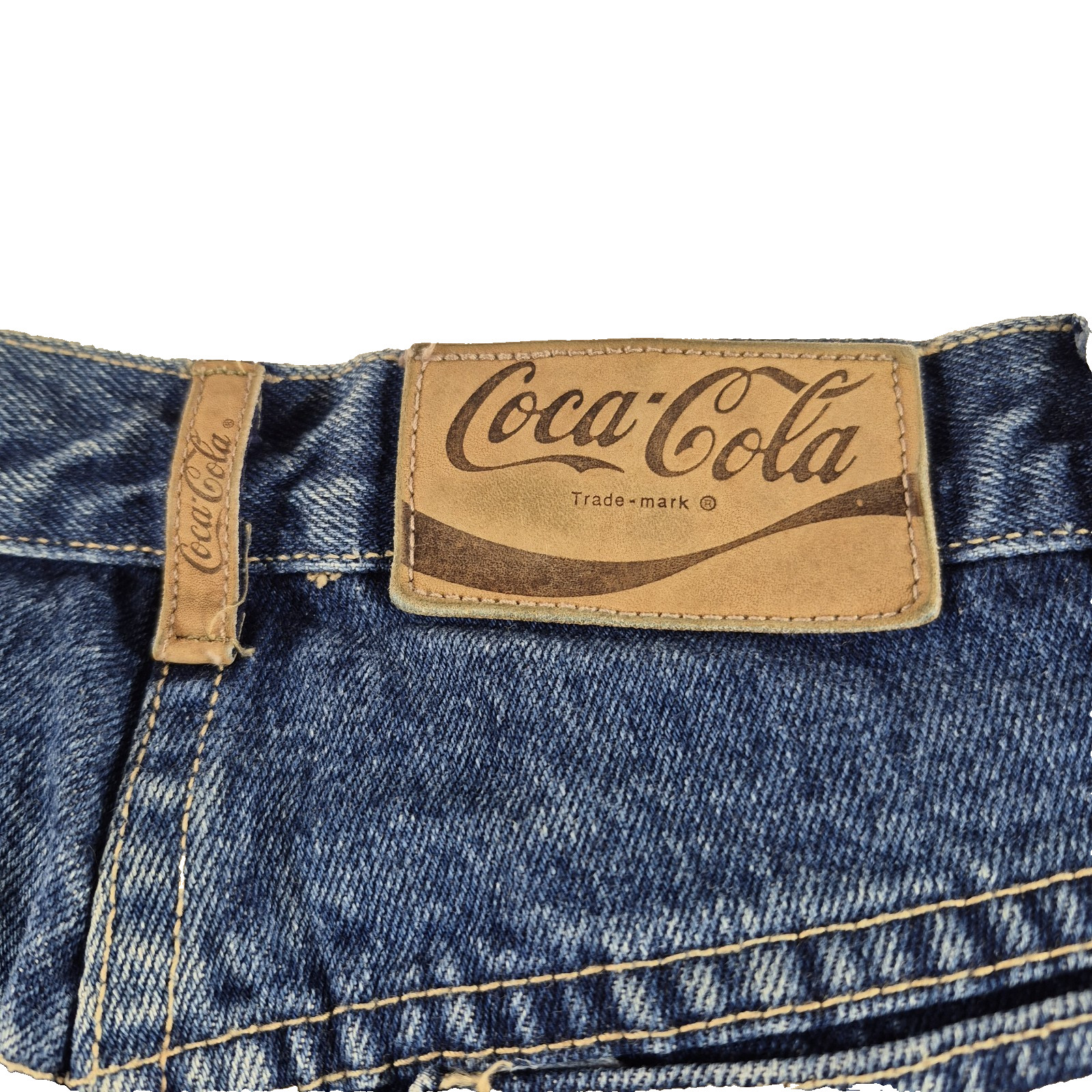 Vintage Coca Cola Women&rsquo;s Denim Jeans Blue Plus Size 33 X 30.5