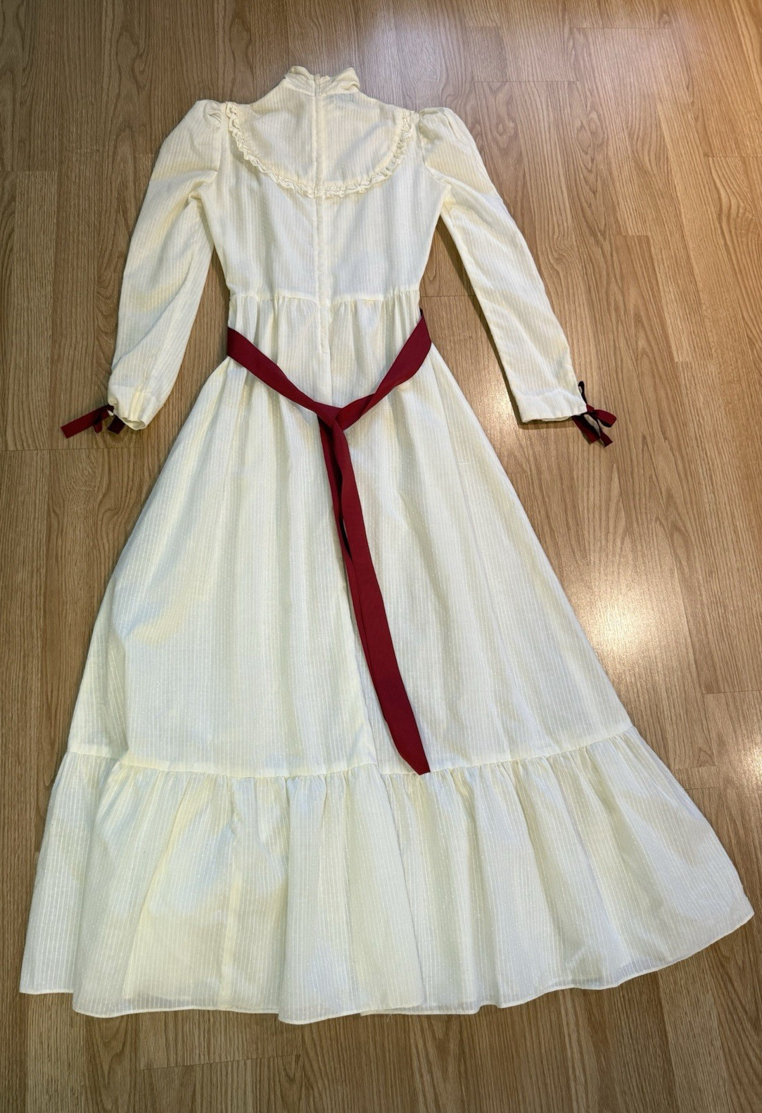 Authentic Foxy Lady San Francisco Vintage Prairie Dress Size Small Rare 60s 70s