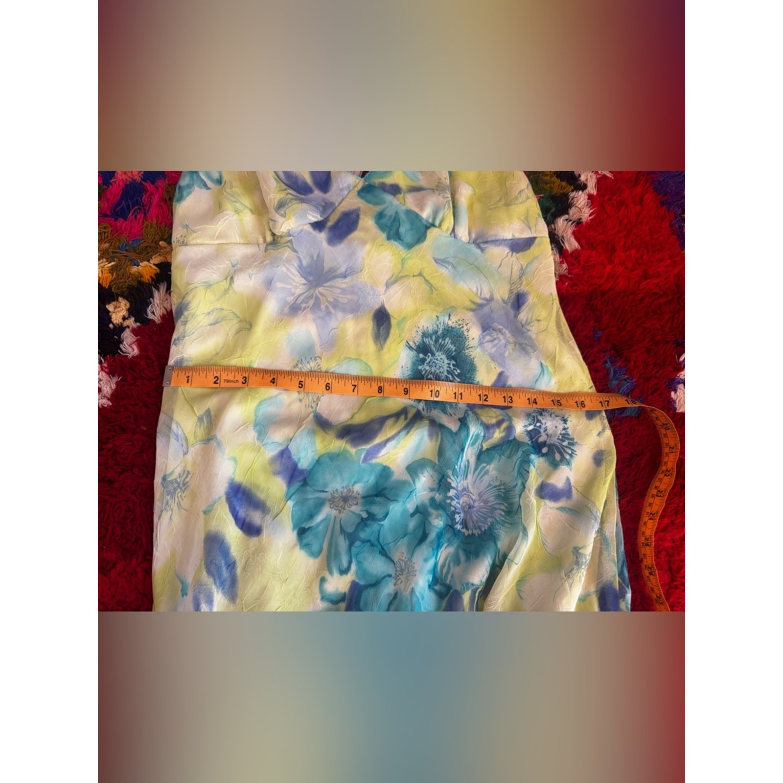 Y2K Vintage California Concepts floral slip dress Sz M
