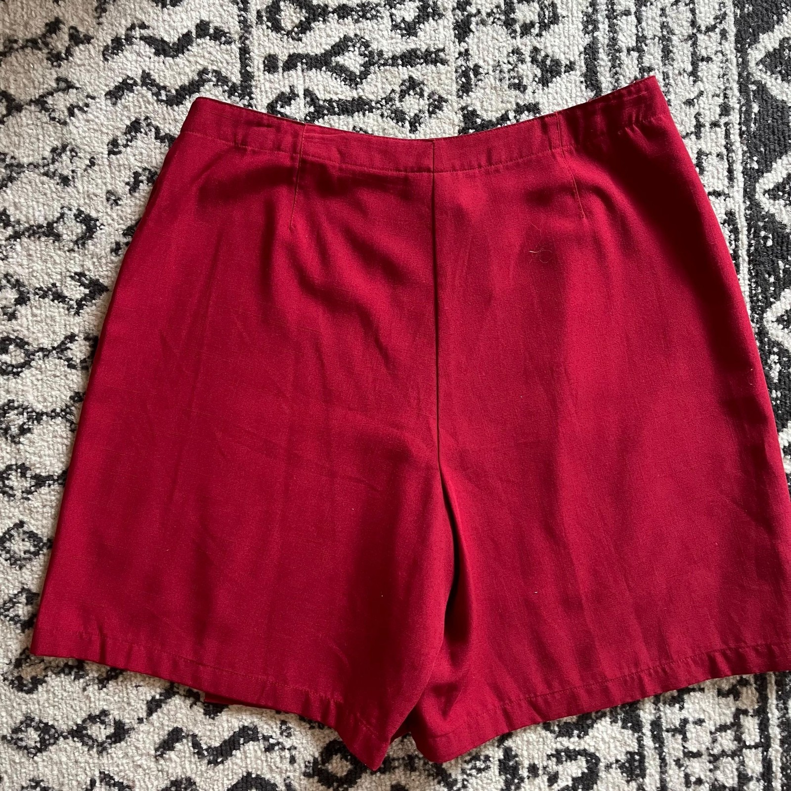 Vintage 80s/90s Raspberry/Bright Maroon Skort