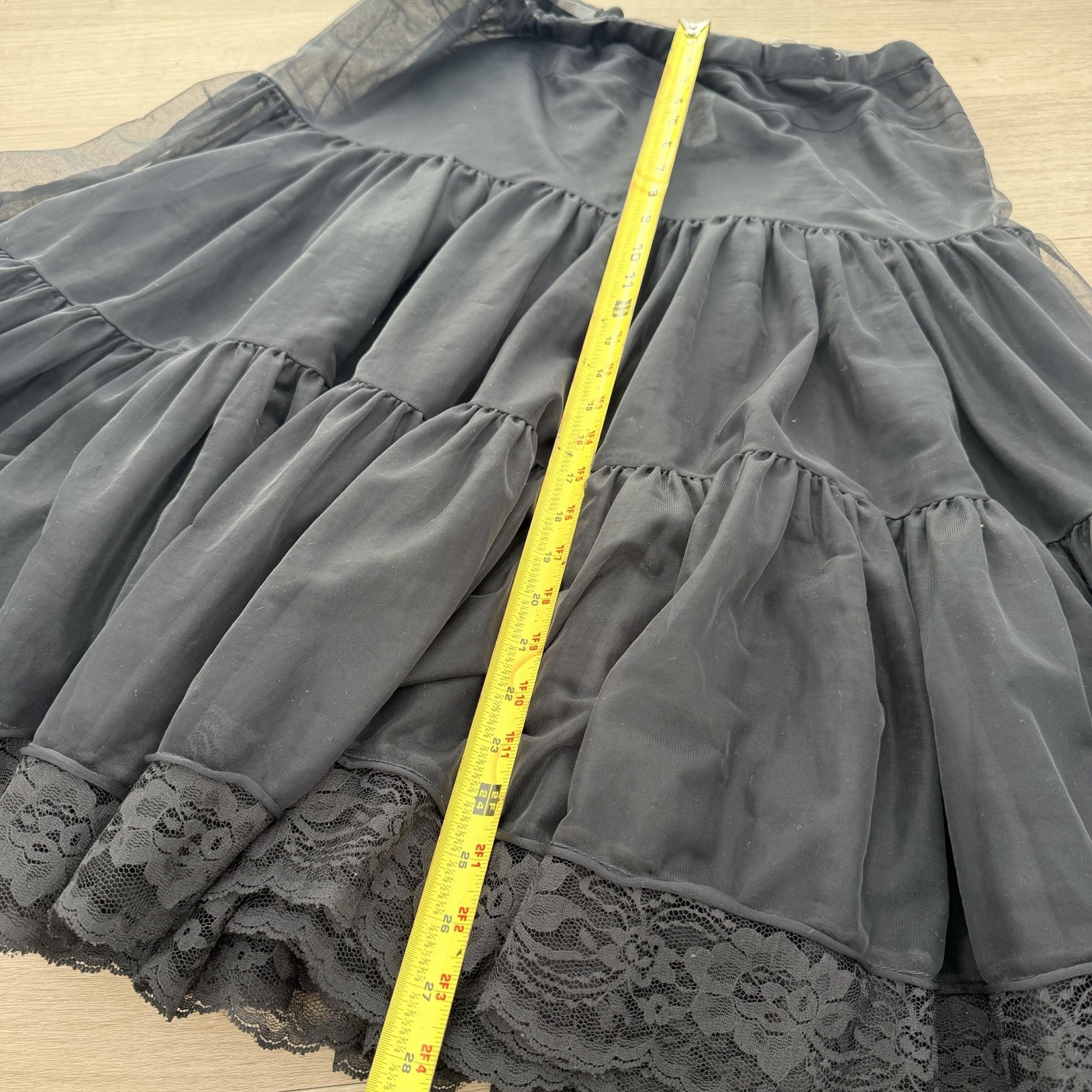 VTG Malco Modes Western Square Dance Lace Petticoat Crinoline Women’s Medium
