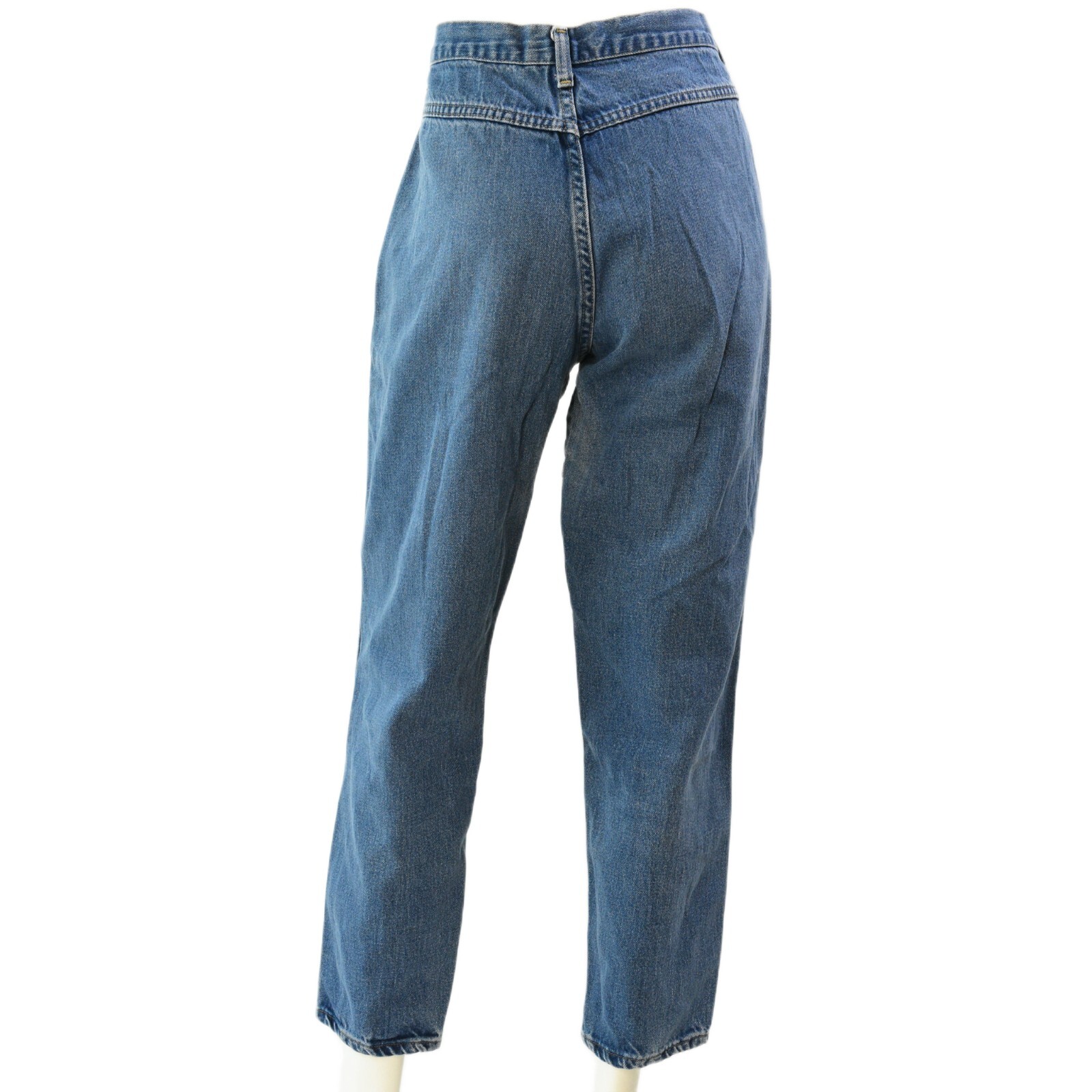 80s Vintage Rustler High Waist Pleated Tapered Leg Jeans Womens Size 8 Cotton