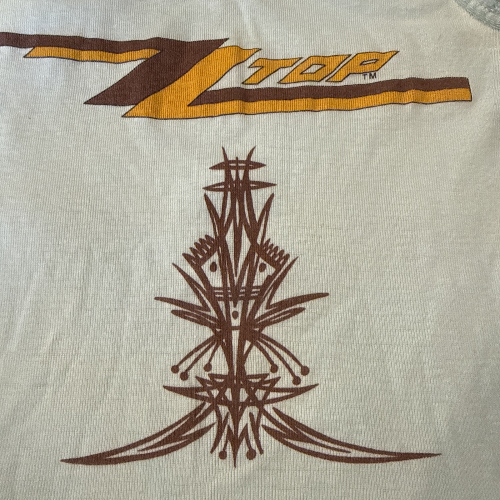 Vintage 1980S ZZ Top concert, tank top shirt XS -S give me all your loving Rare