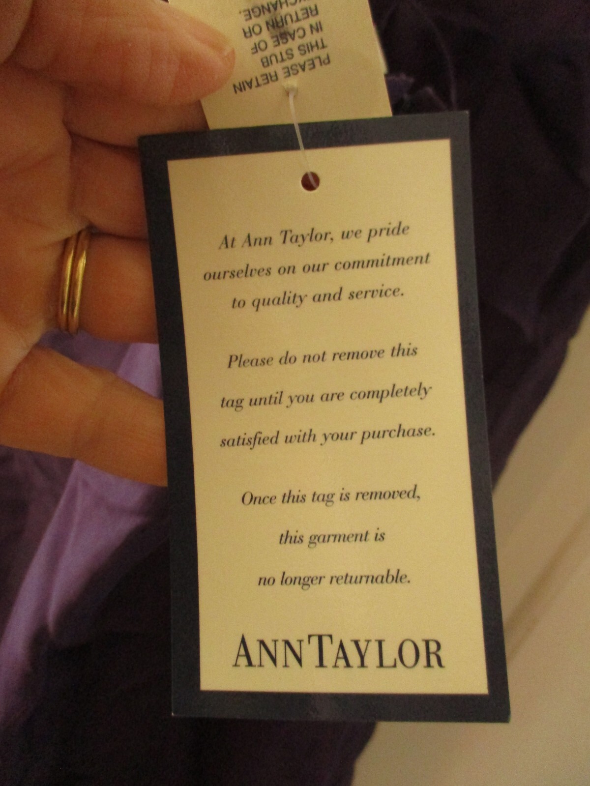 Ann Taylor vintage gown purple maxi prom formal party Vintage SILK new with tag