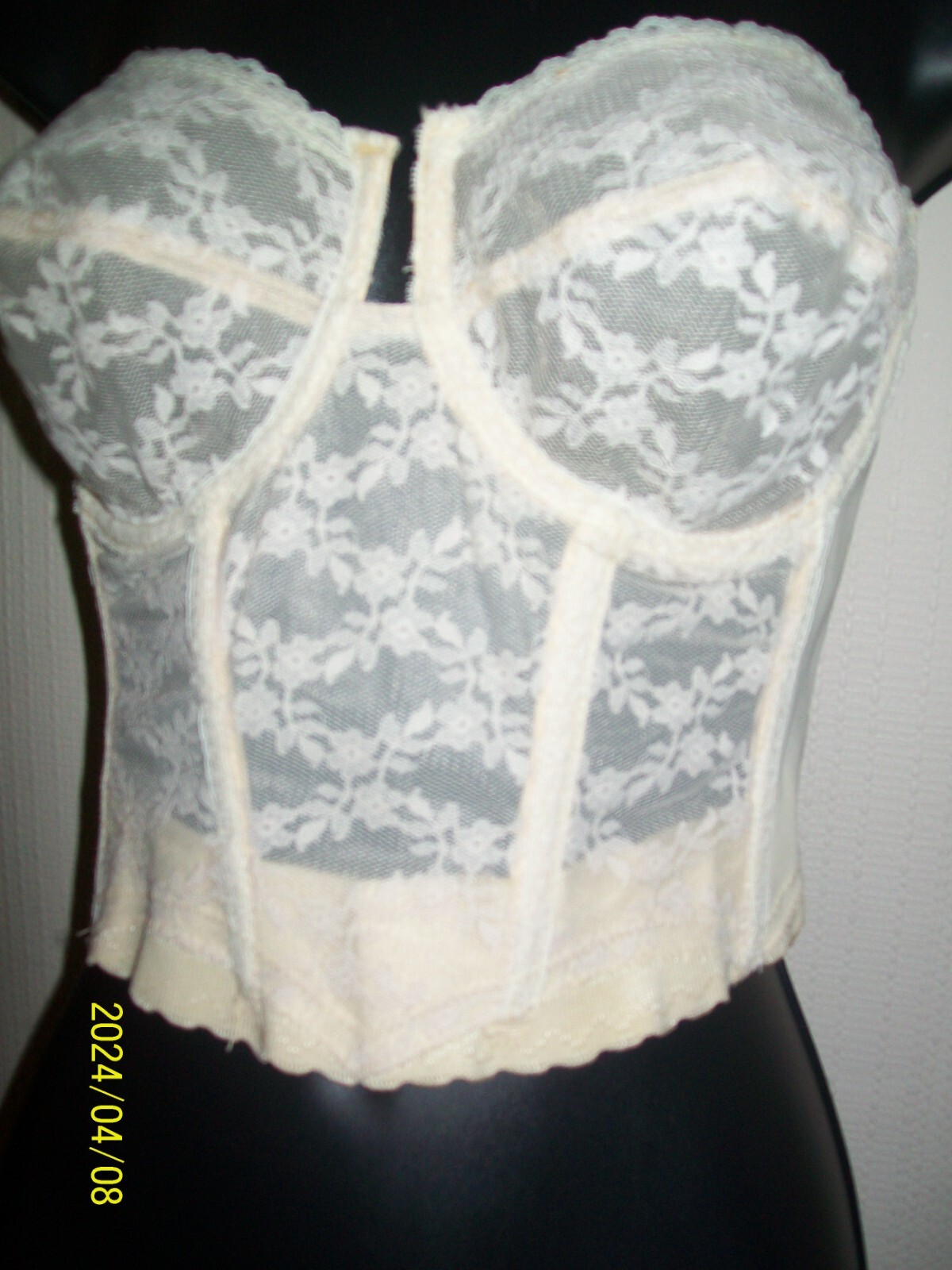Vintage Nude Bra BackLess by Young Smoothie The Strouse Adler Co 70s ~Size 38B