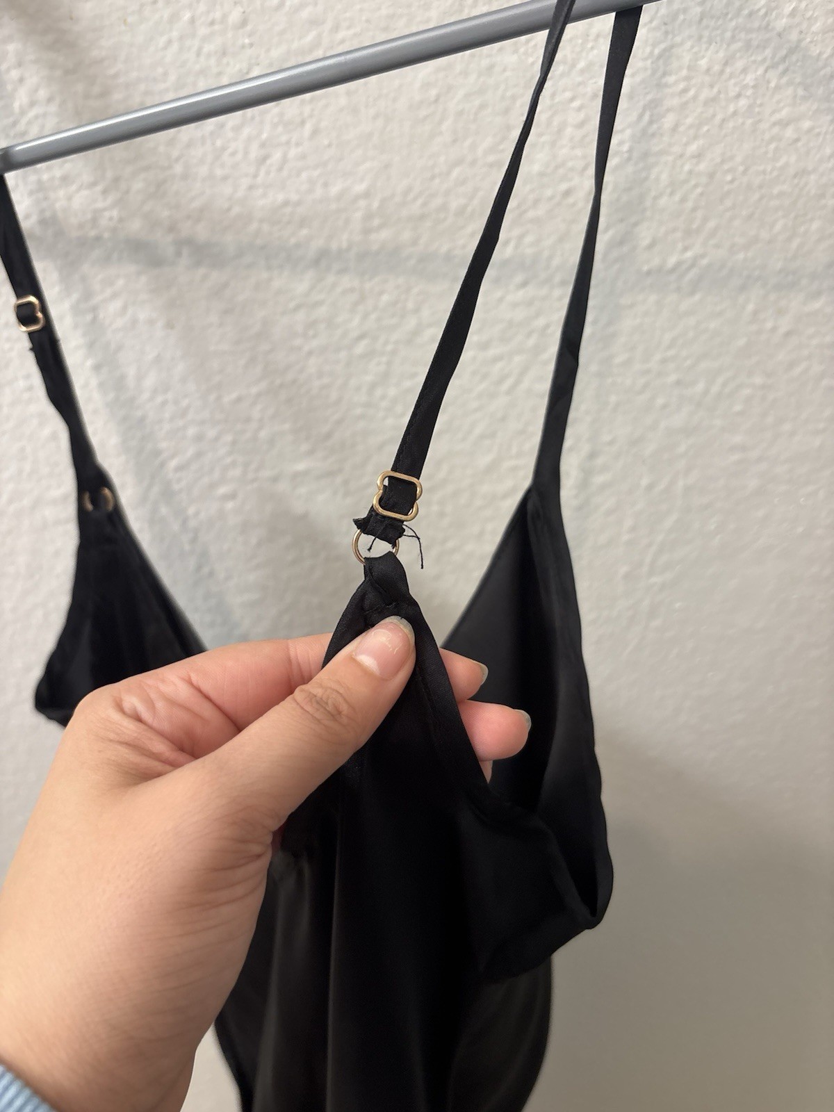 Free people intimate Black Full Slip Adjustable Spaghetti Straps Regular Size S