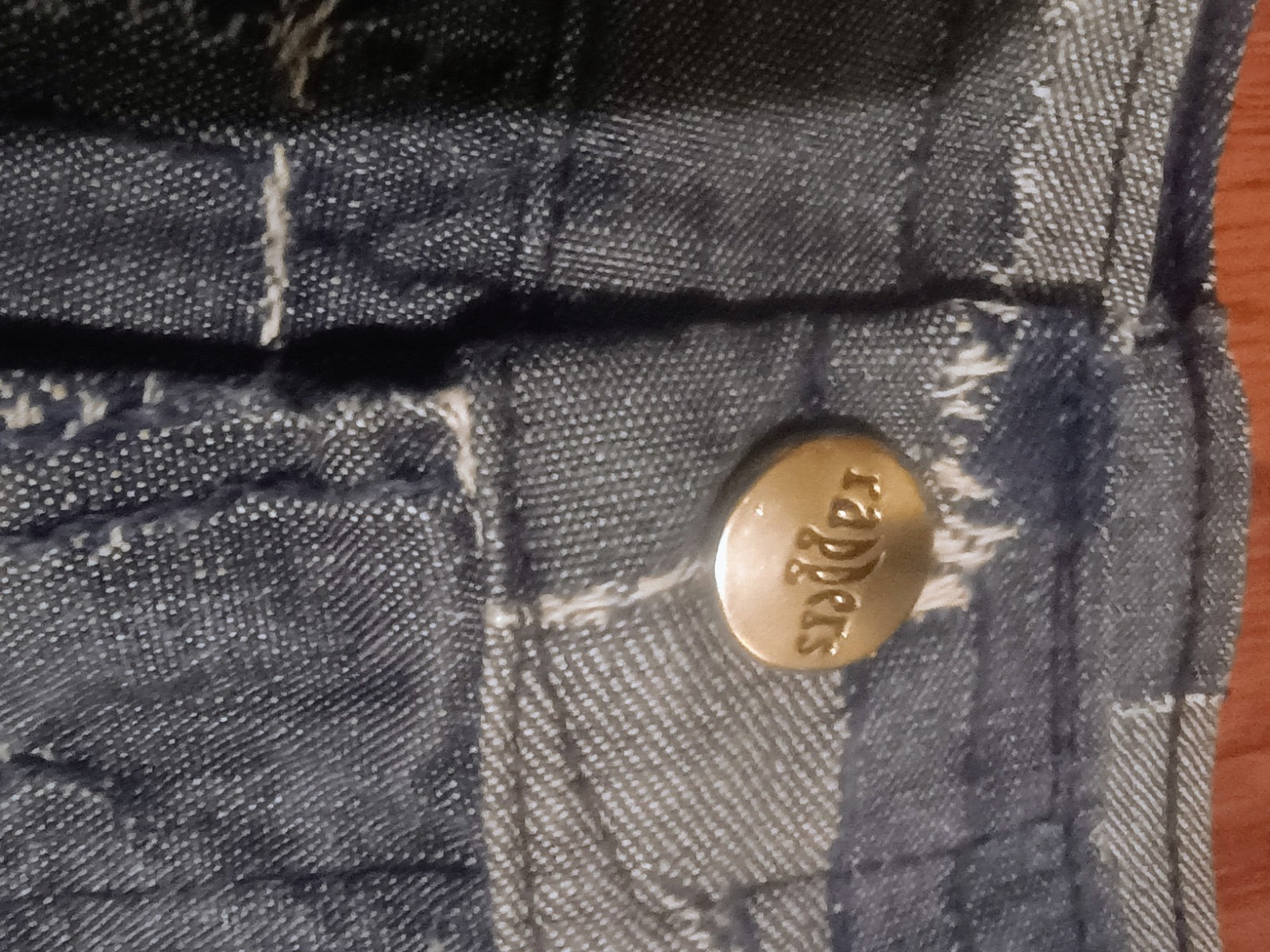 70s Hippie Vintage Rapper Jeans Patchwork Denim