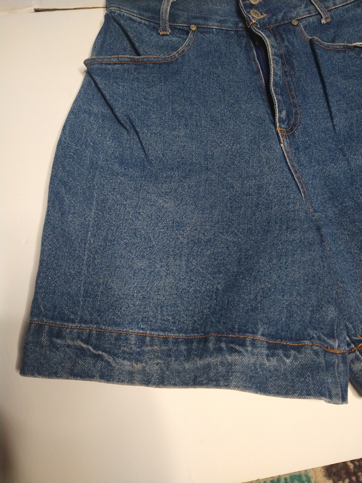 Vtg 90s 80s PS GITANO HIGH RISE Cinched Snatched Waist SHORTS Baggy Leg 10 26&Prime;