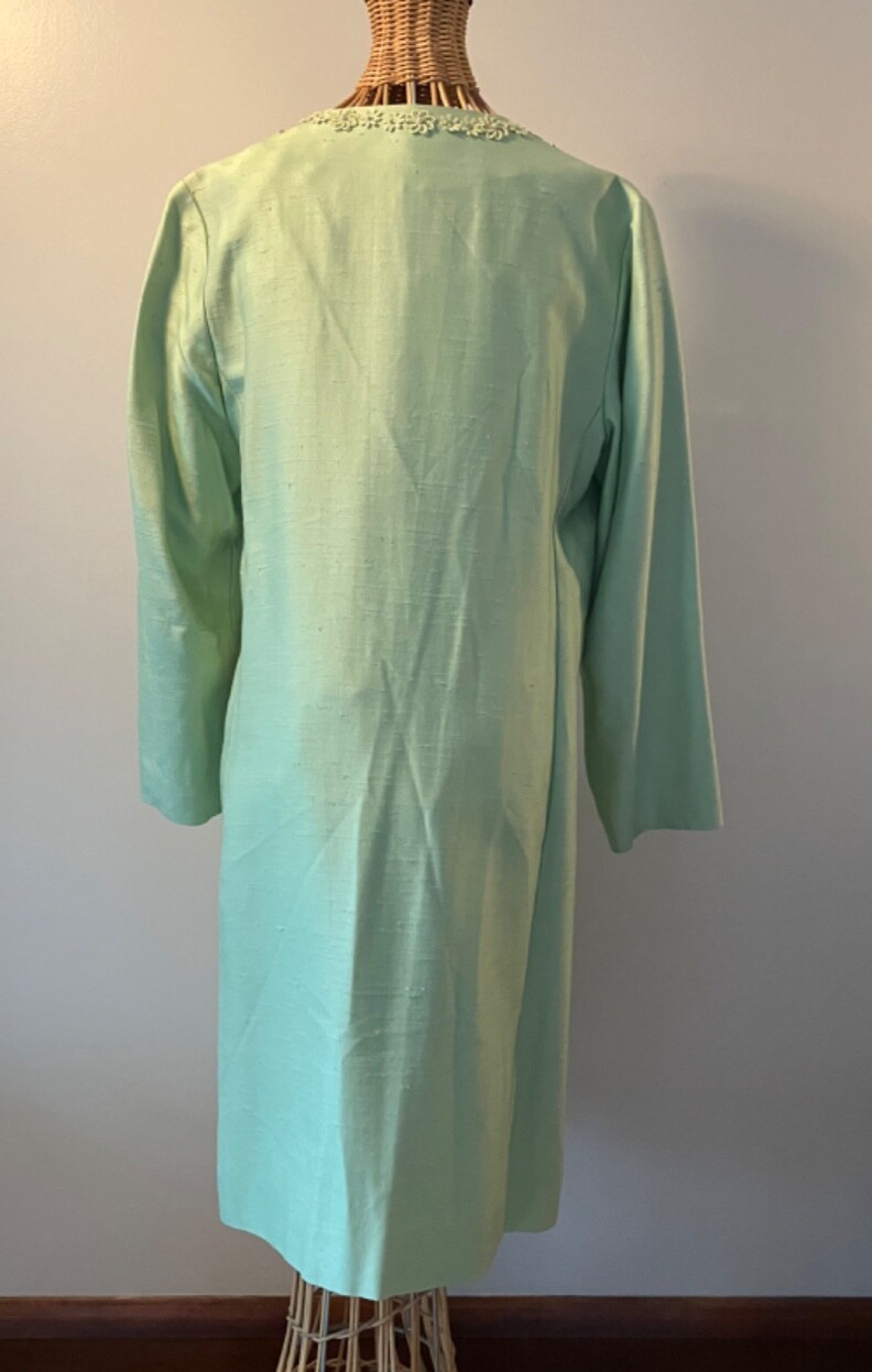 Gorgeous 1960s mint green Alfred Werber lined dress jacket – vintage