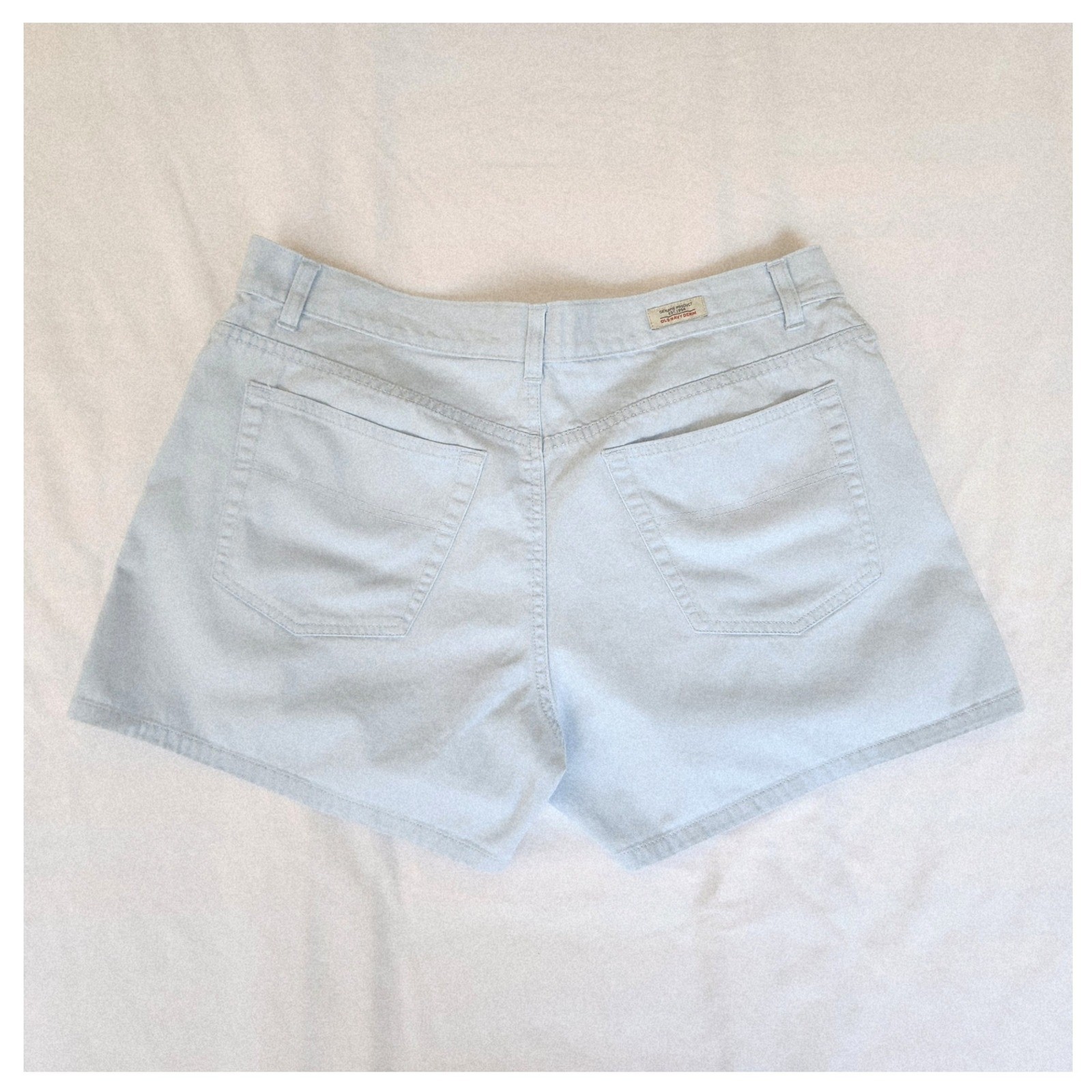 Vintage Old Navy Light Blue Light Denim Chino Shorts Size 16