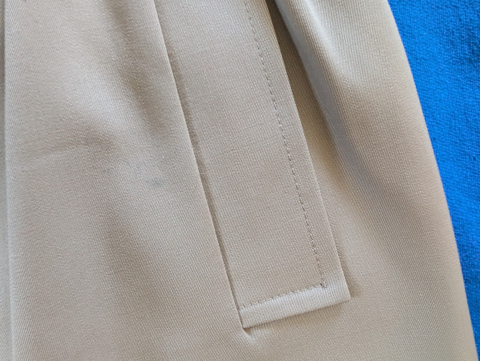 Vtg 1980s Emanuel Ungaro Parallèle Tan Skirt 24&Prime;