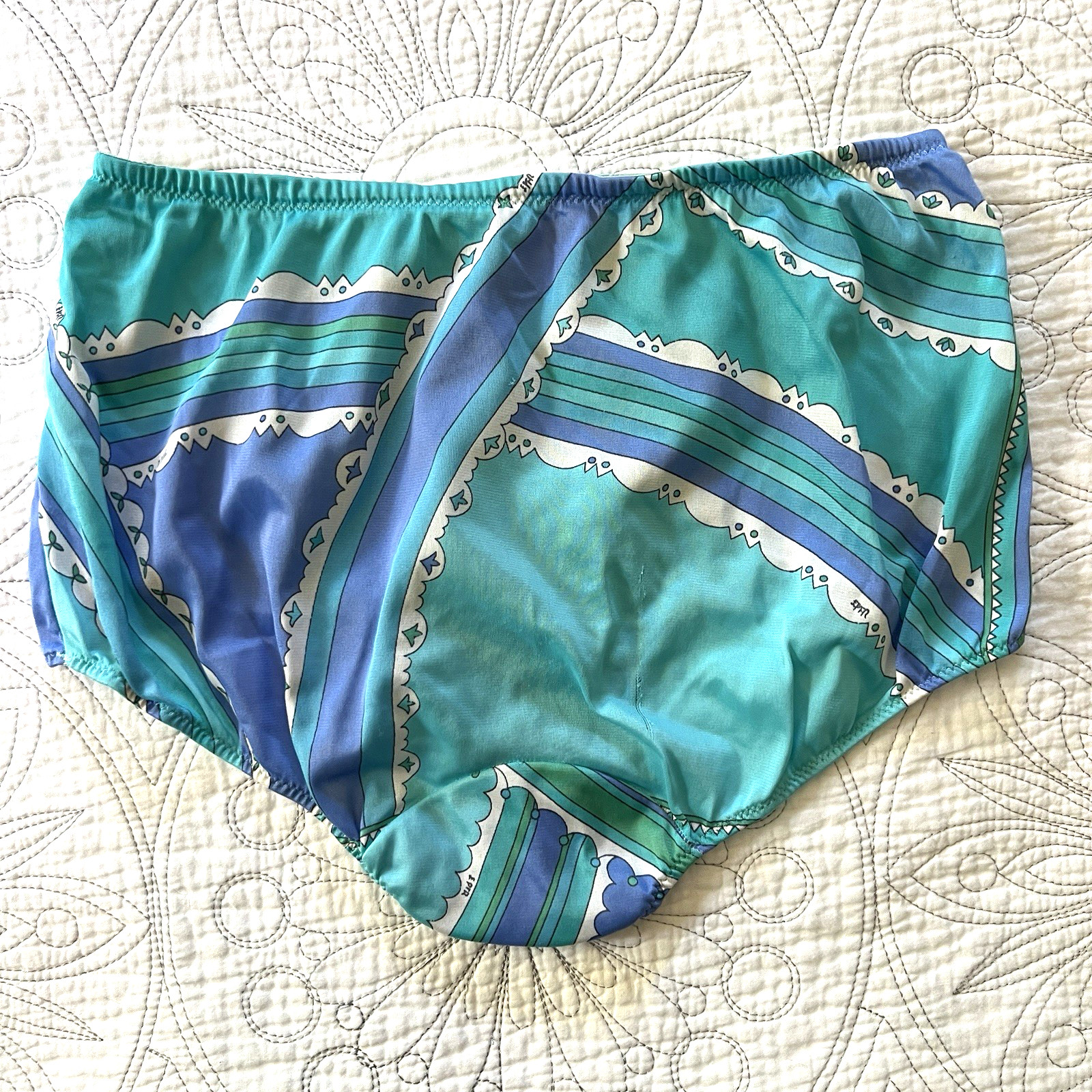 EMILIO PUCCI Vintage Lingerie Brief S/M sz. 5 Formfit Rogers MOD Print 60&rsquo;s/70&rsquo;s