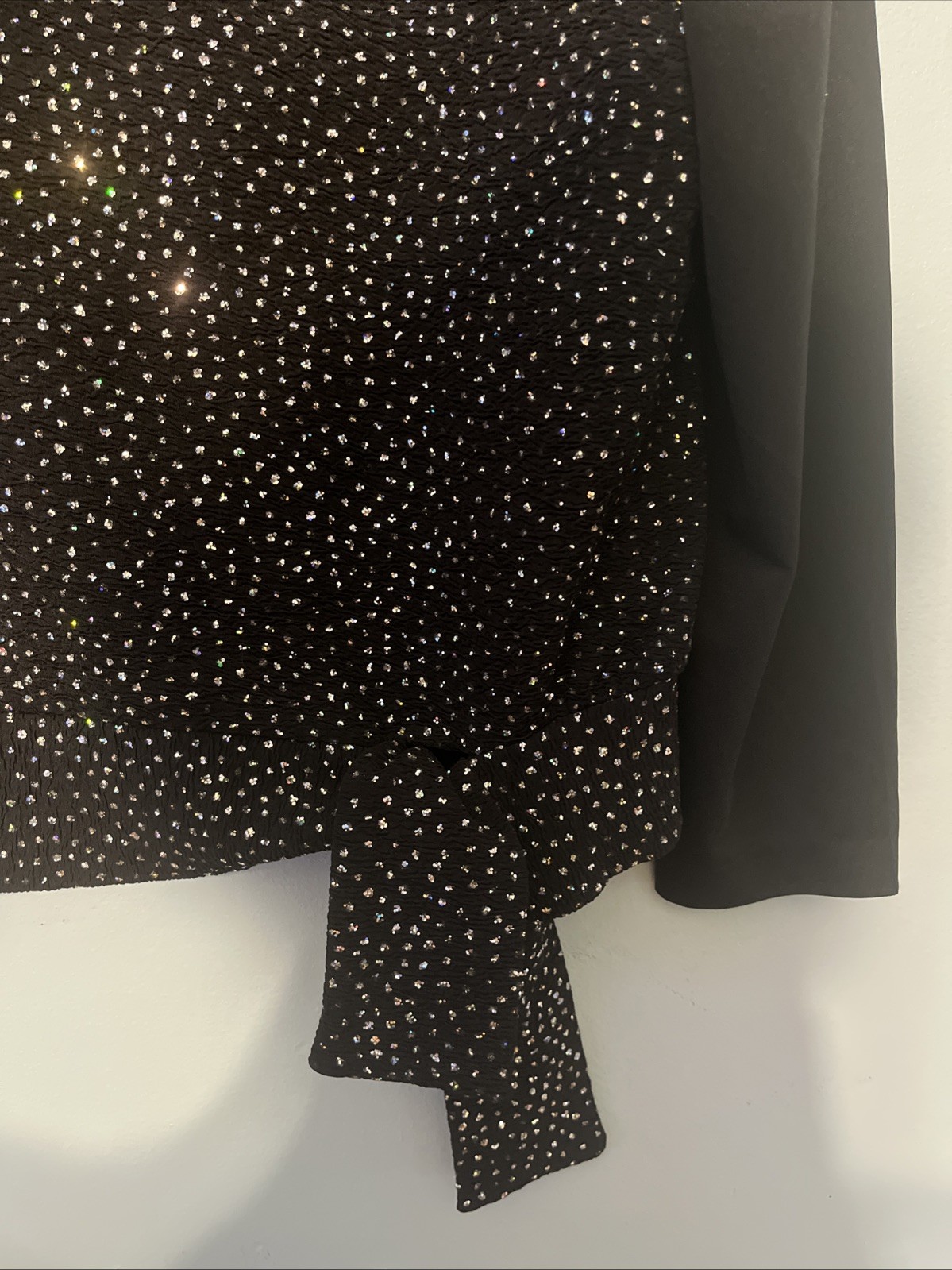 80s-90s Another Thyme Shimmery Evening Top Sz L Made In The USA