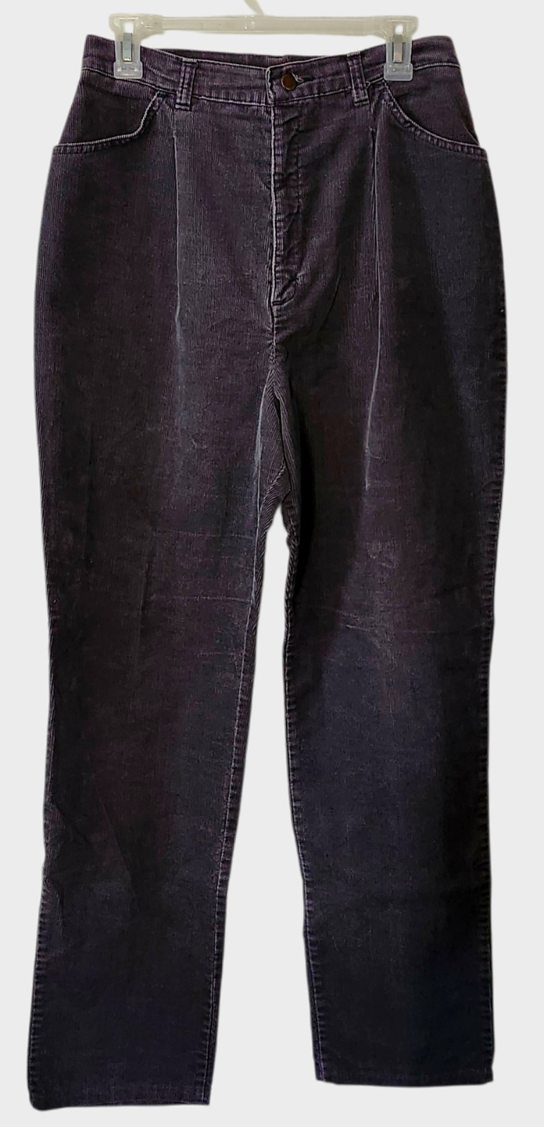 Sears Womens Vintage Gray Corduroy Pants Size 16
