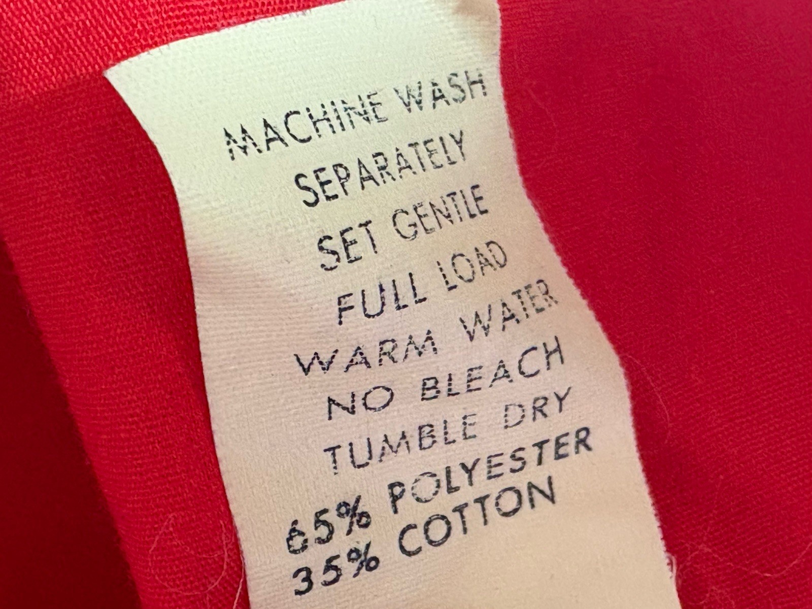 Vintage 70s Party Pleasers Malco Modes Red Prairie Square Dance Apron Dress Sz M
