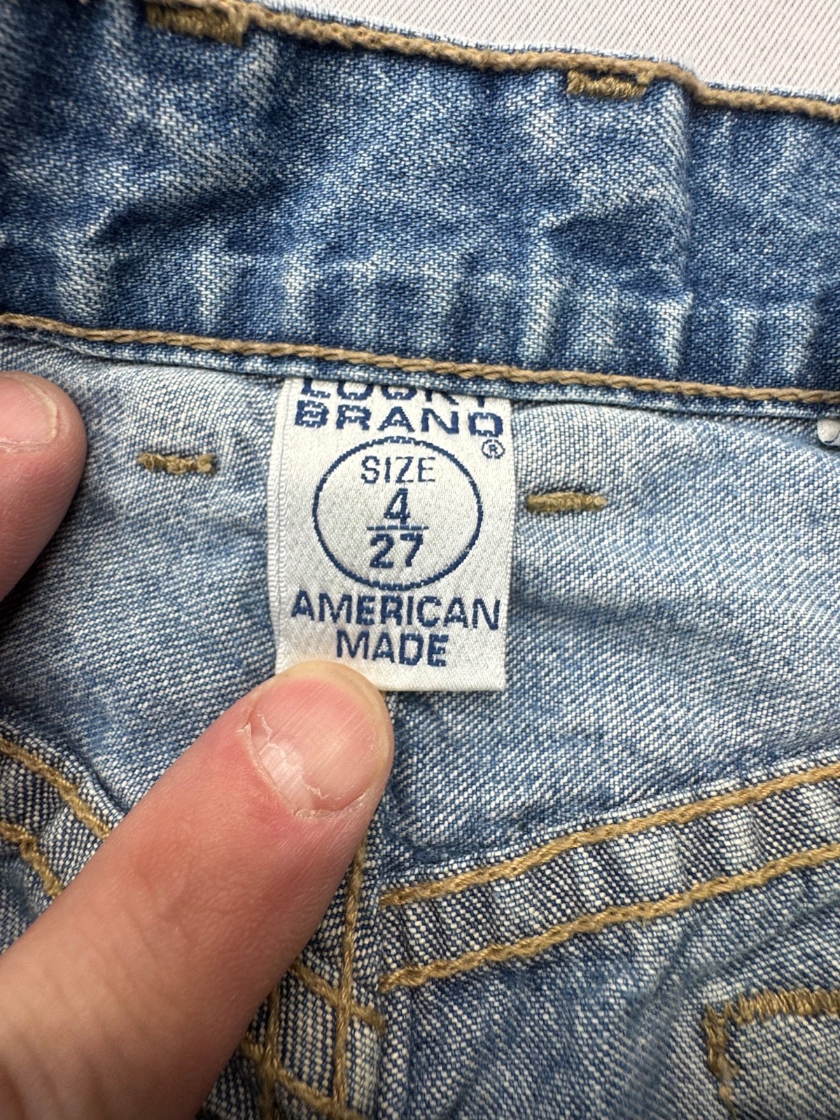 Lucky Brand Jeans Y2K Womens 4/27 Blue Denim Bootcut Flare Regular Fit Vintage