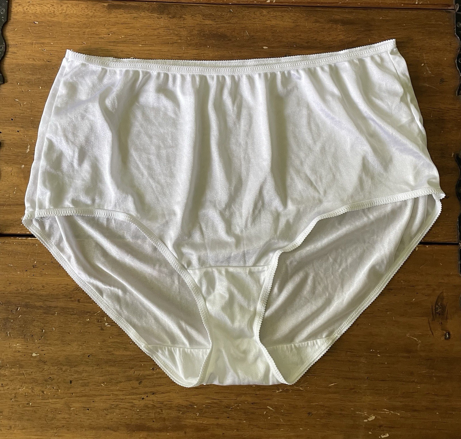 Vintage Fruit Of The Loom Panties Plus 12 Silky Nylon Second Skin Glossy Granny