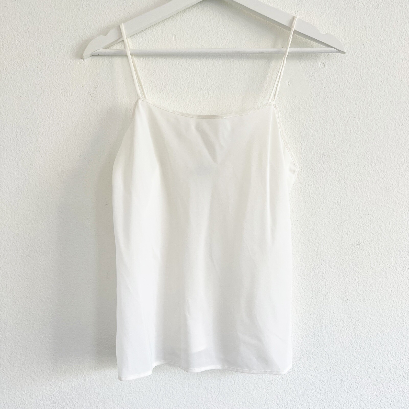 Vintage Lady Lynne Off White Camisole Top ILGWU Union Tag Small