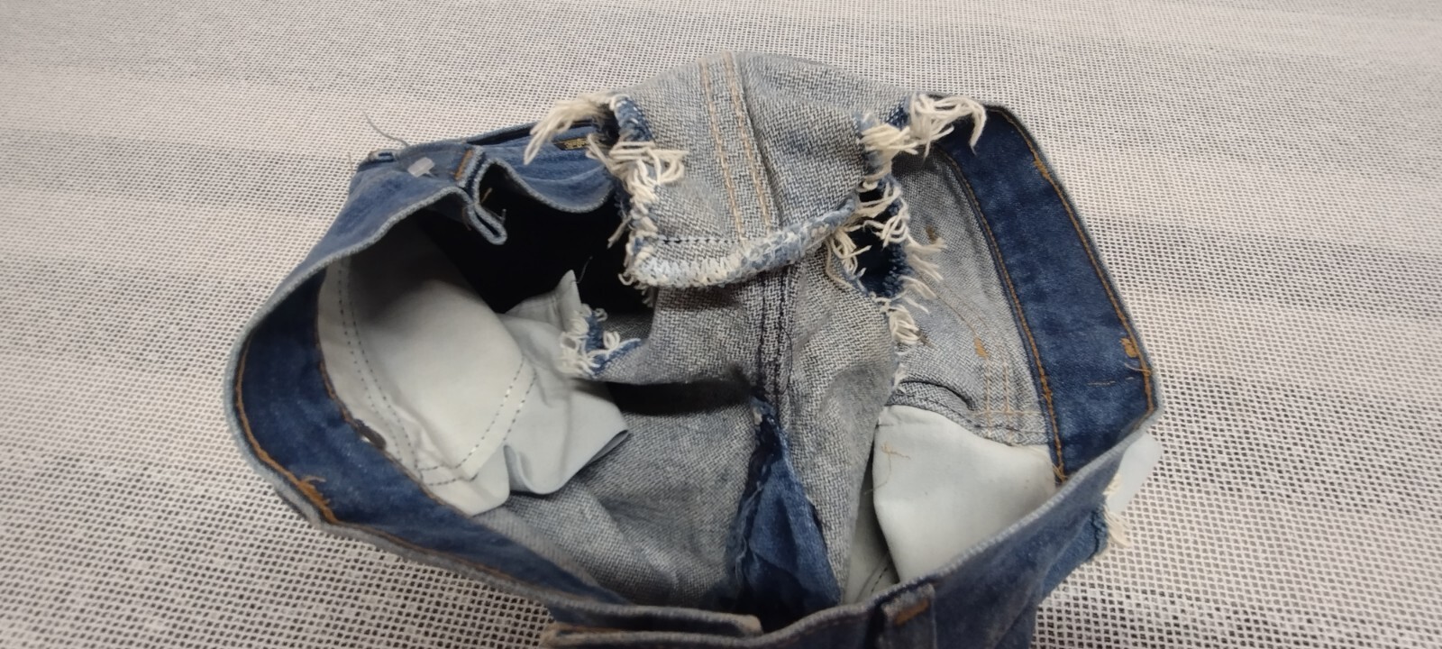 WRANGLER Shorts Denim SUPER SHORT Daisy Dukes Skimpy 30 in waist 1980S