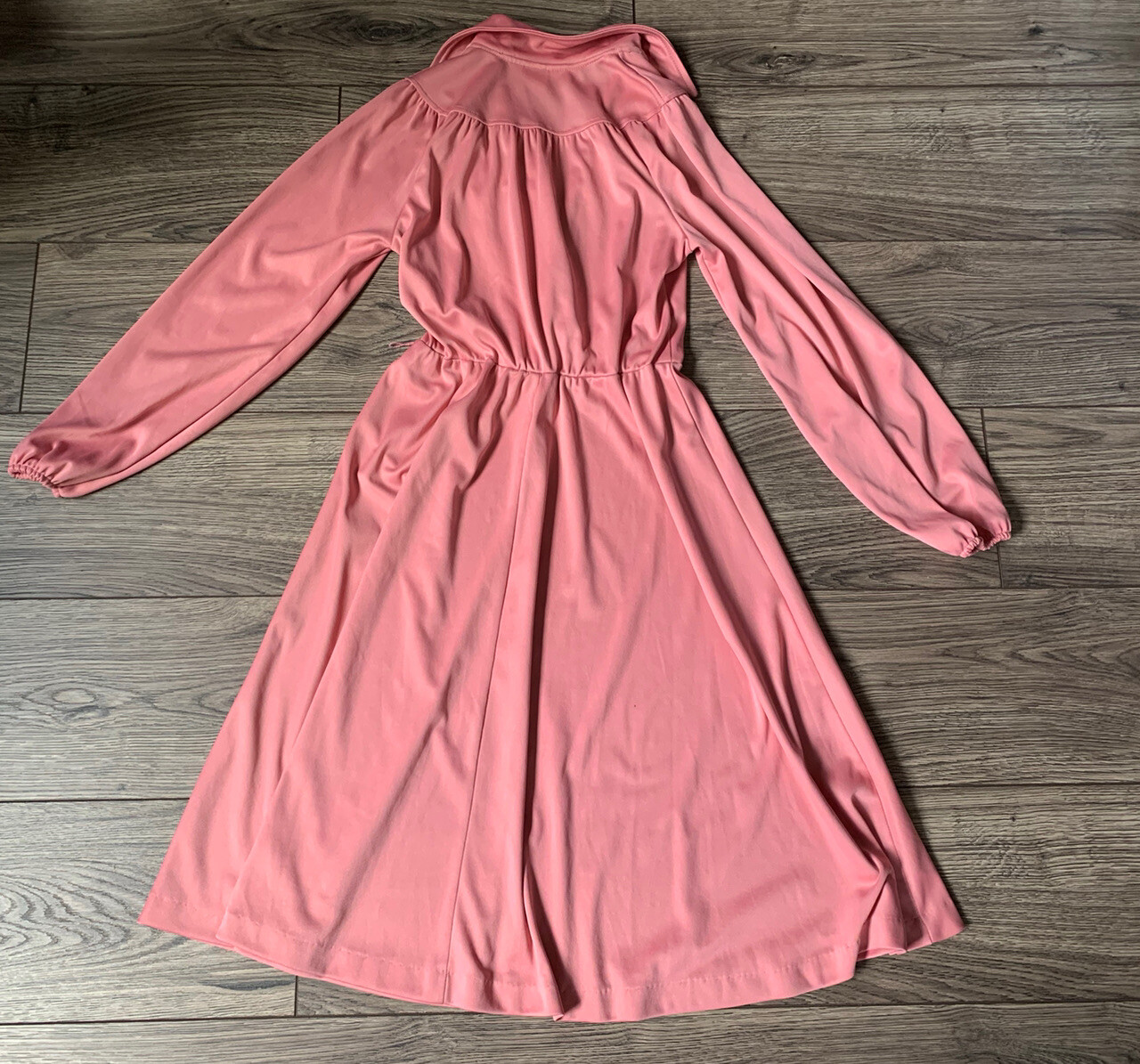 VINTAGE SEARS POLYESTER COTTON CANDY PINK WOMEN’S DRESS SIZE 8P
