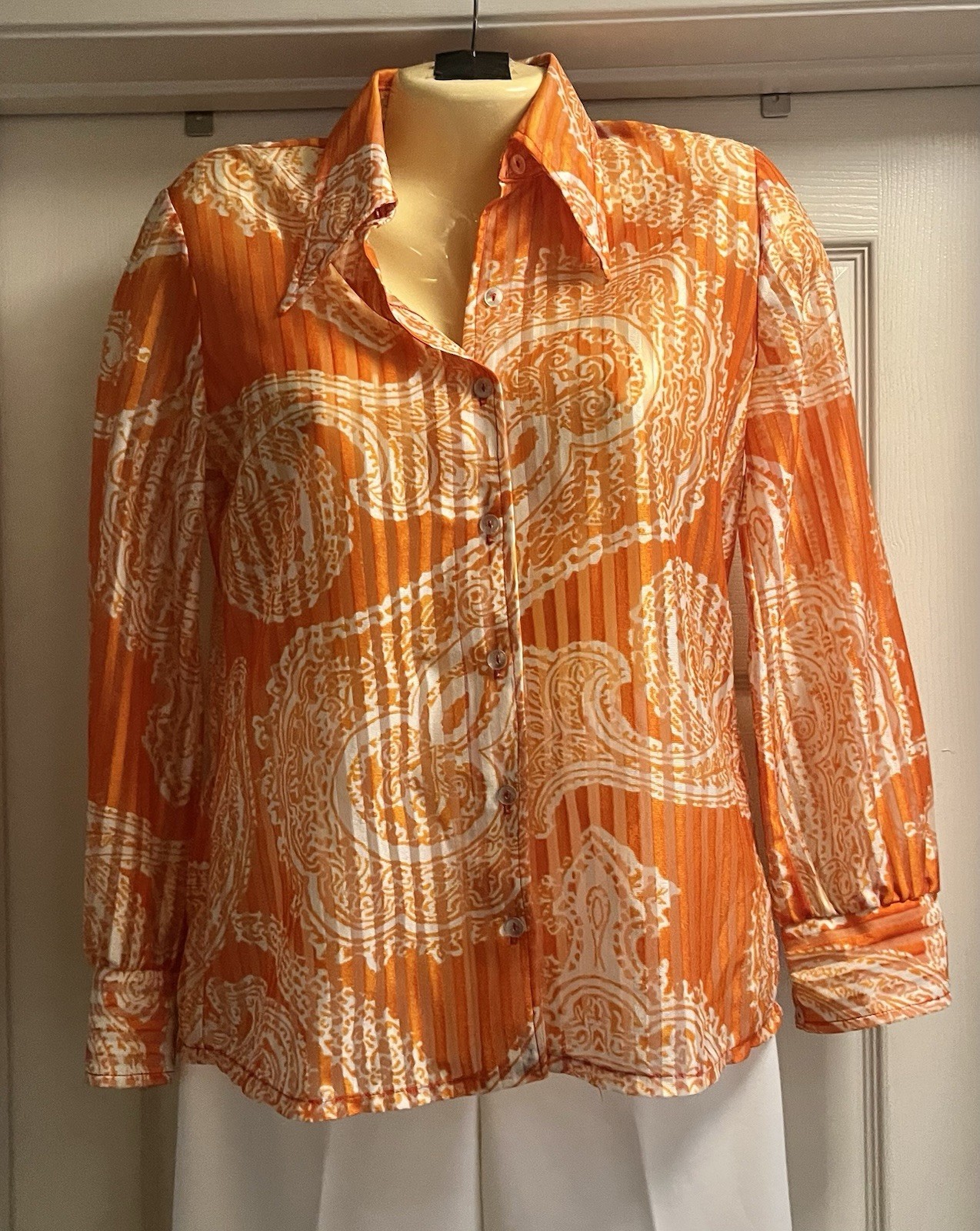 Vintage Devon White 3 Piece Suit Separates Jacket Skirt Pants & Blouse Size 7/8