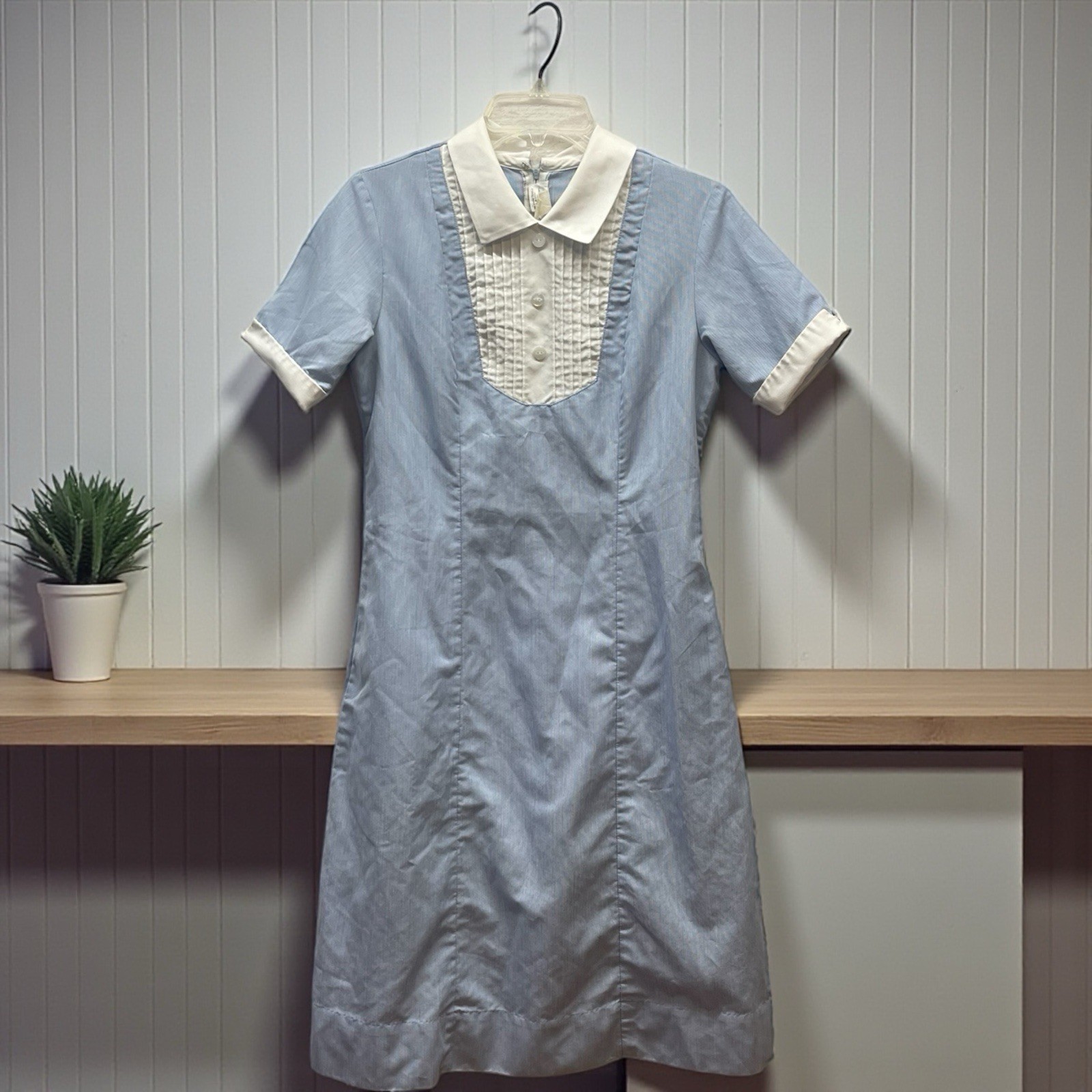 1940s Vintage Nurse Uniform Dress Size 10 Snowhite Milwaukee Uniforms Retro