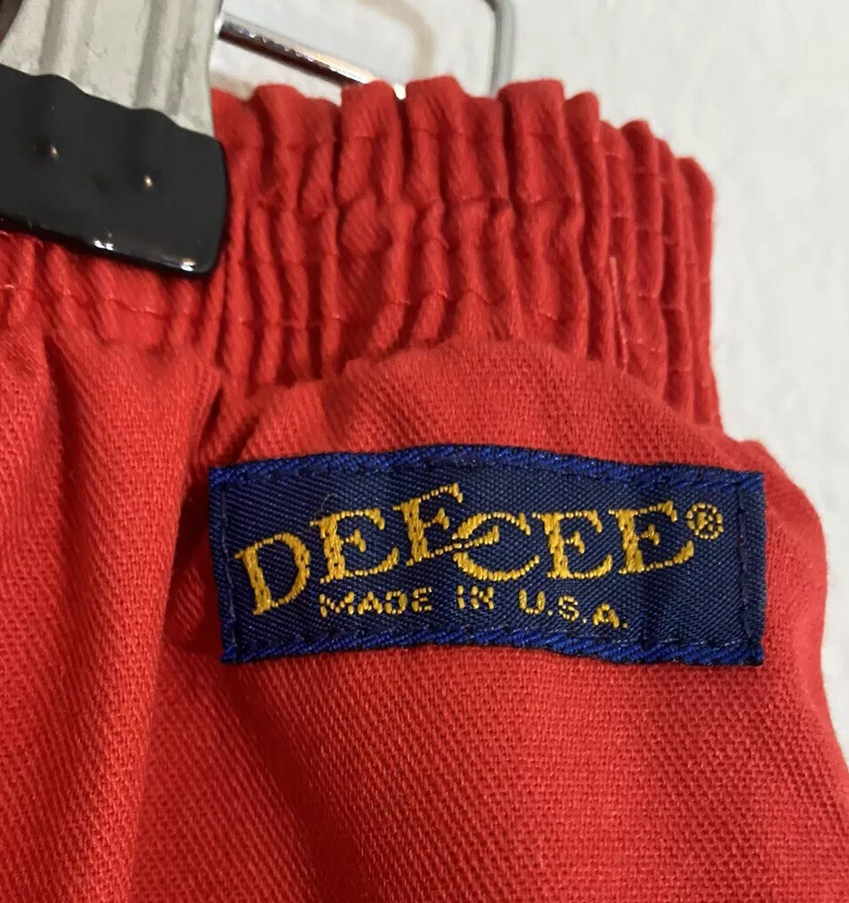 Vintage Pants Red Workwear DeeCee Made in USA 1980s Sz 16