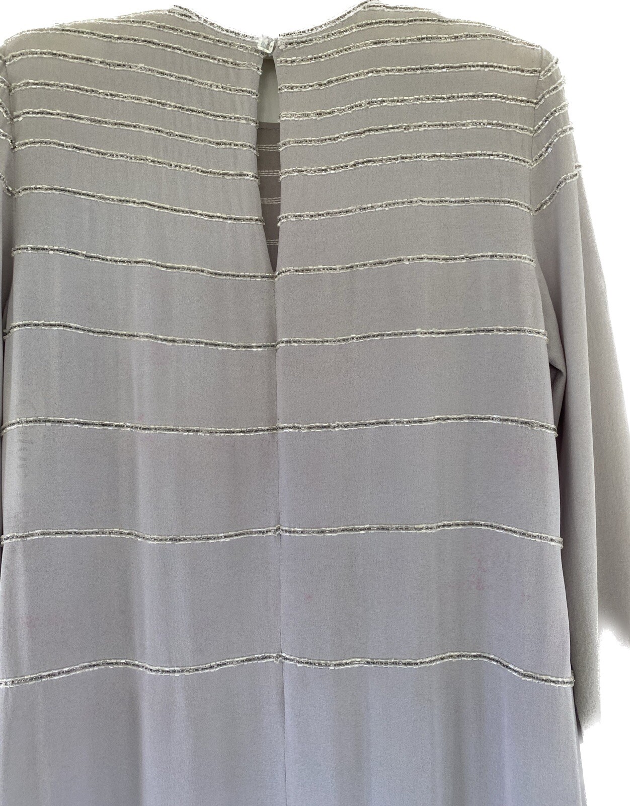 Chloe Vintage 1980 Documented Beaded Silk Whimsigoth Fairy Core Dress