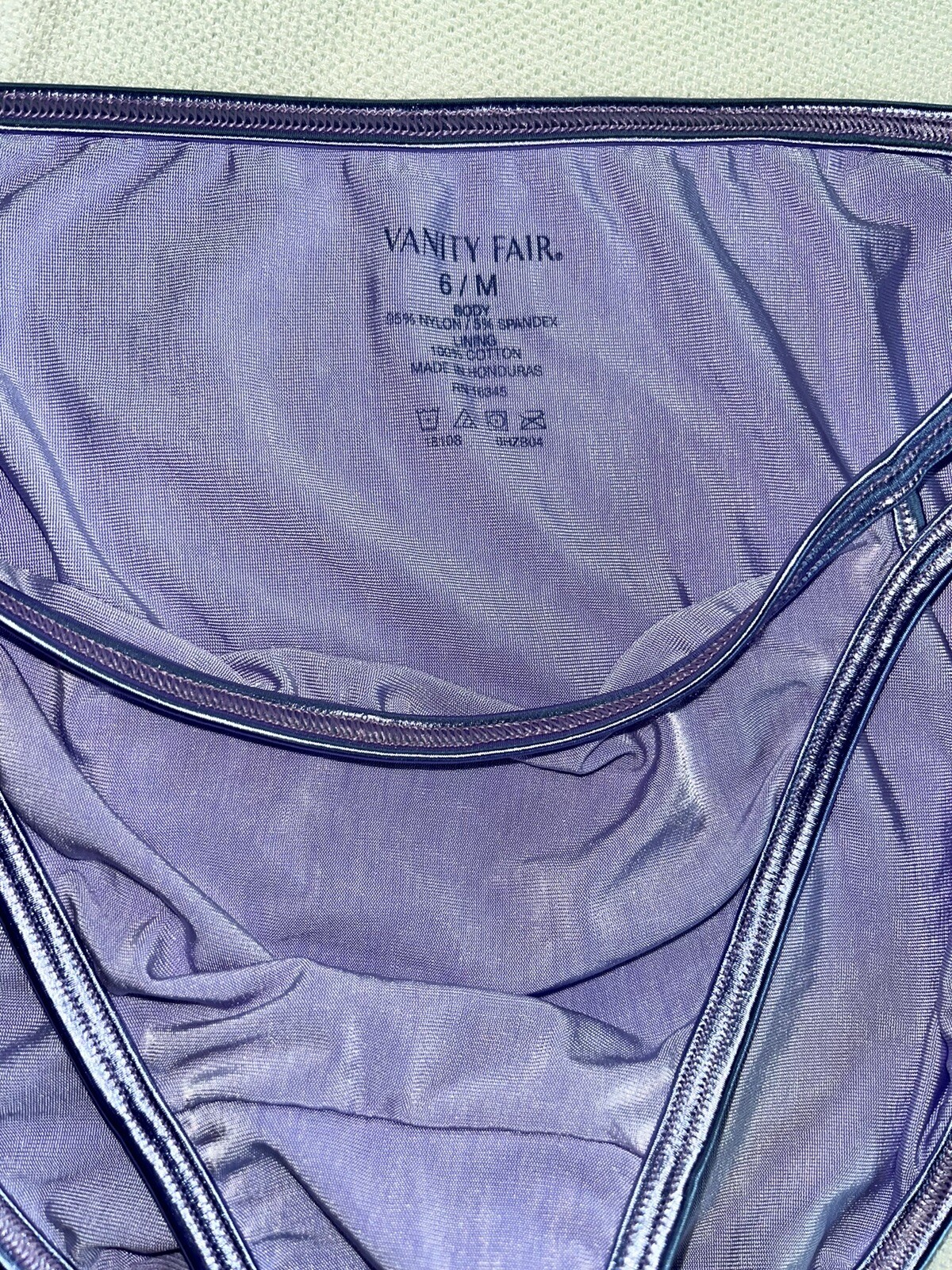Vtg Victorias Secret Bra Y2K Unlined Pop Floral Purple Vanity Fair Panty 6 M 36D