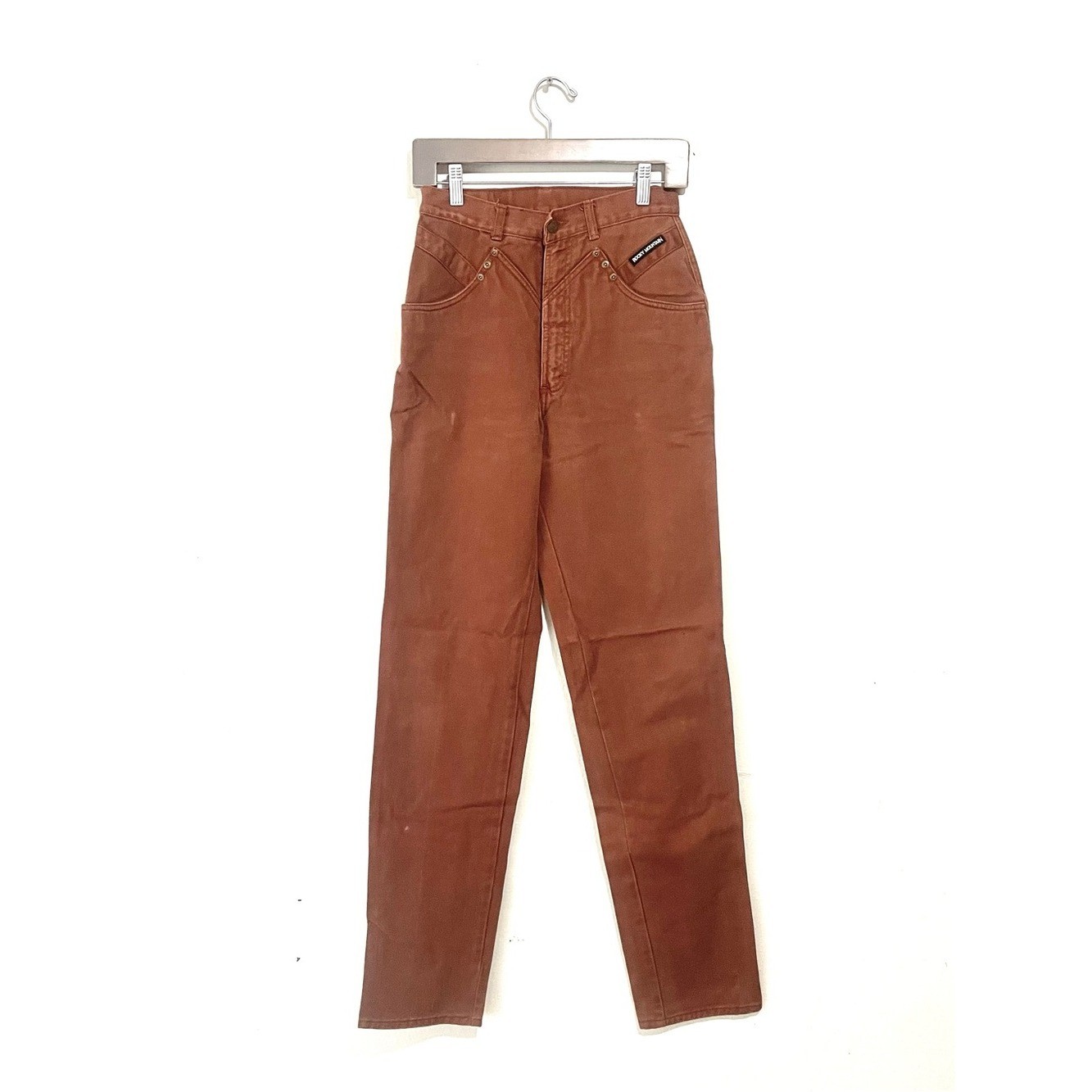VTG 80&rsquo;s ROCKY MOUNTAIN IN COPPER RUST 29/9 JEANS WESTERN COWGIRL HIGH RISE