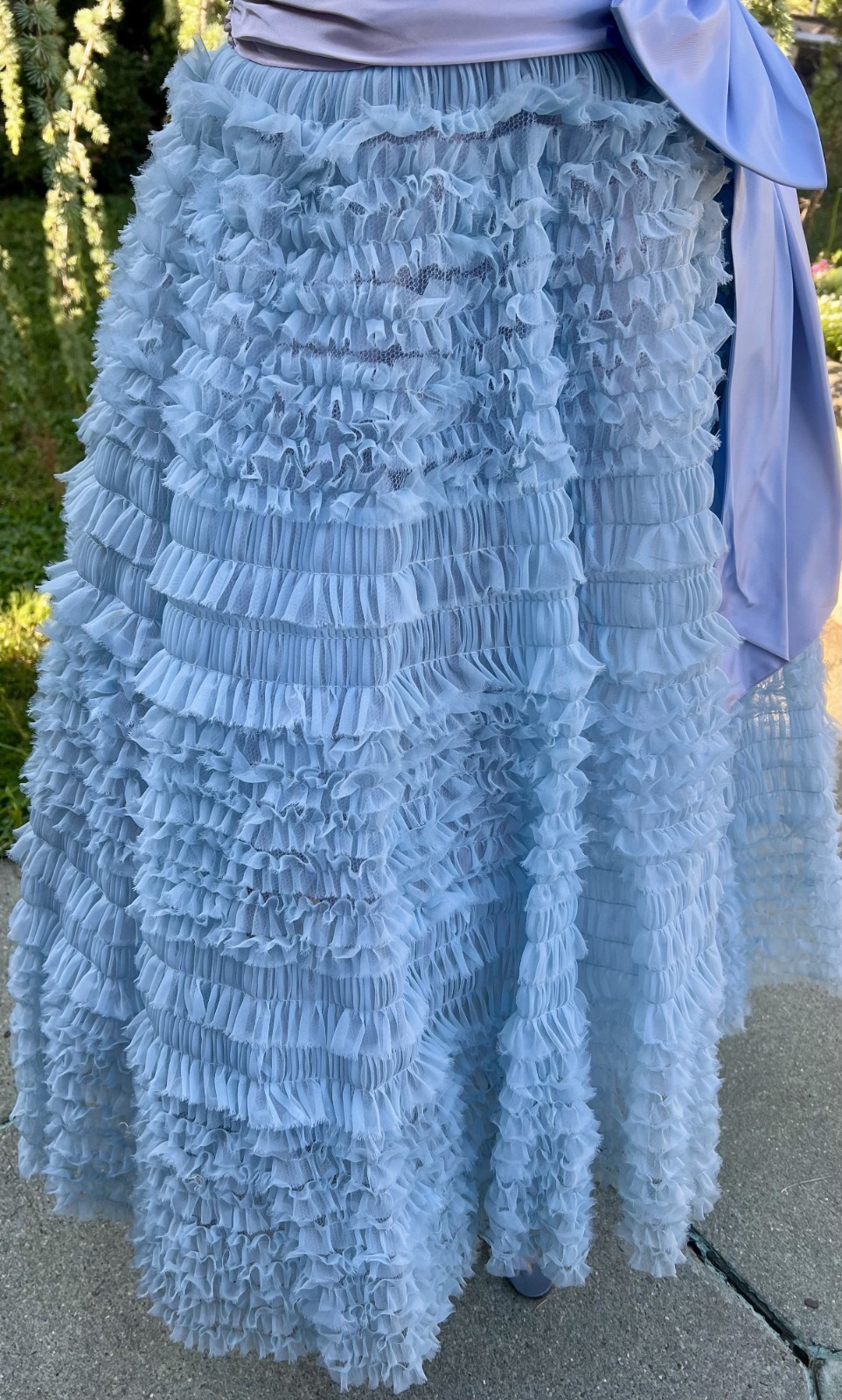 VINTAGE 1950&rsquo;s BLUE CUPCAKE PROM PARTY DRESS