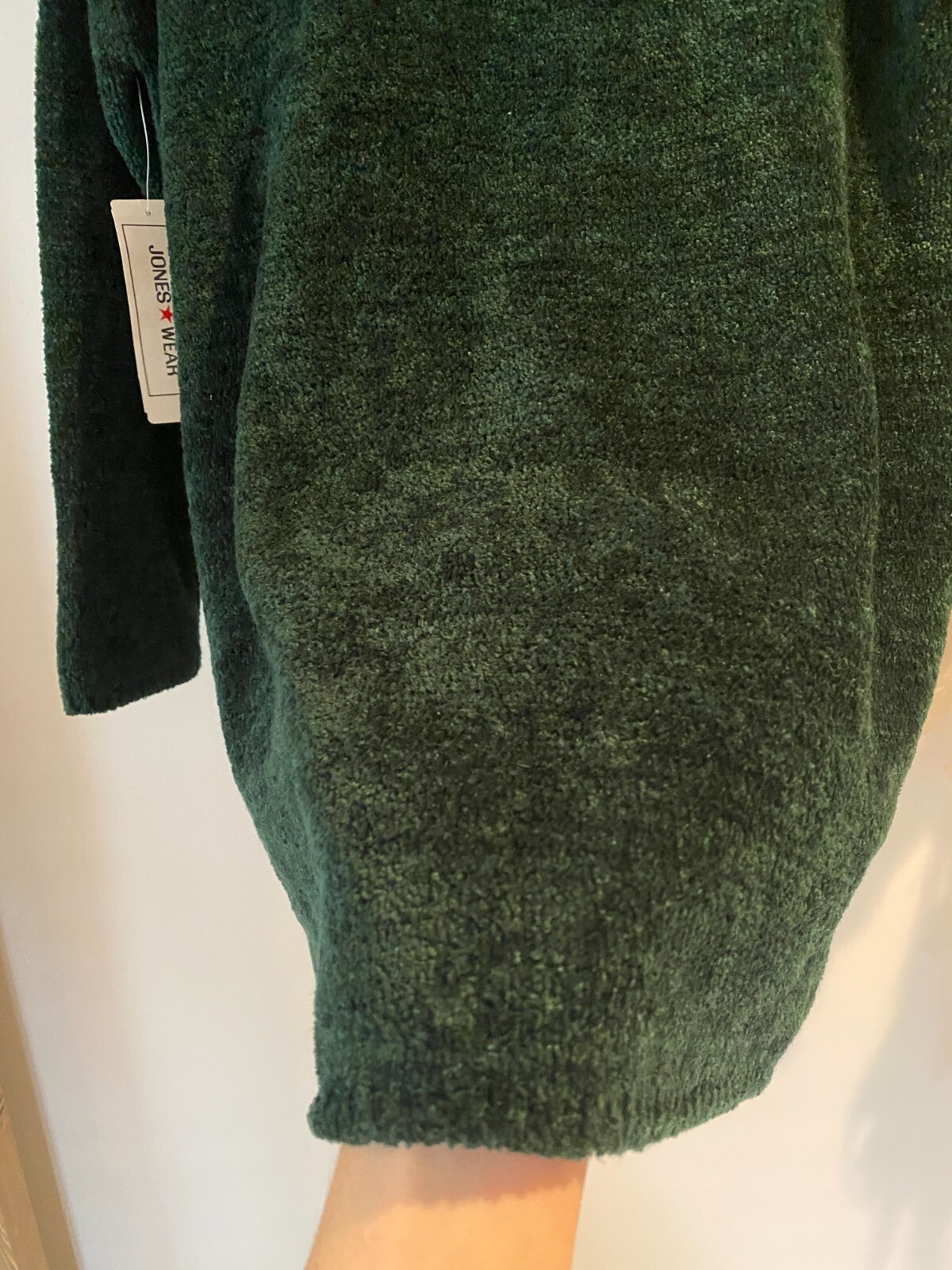 Vintage 90s Chenille Turtleneck Boucle Sweater by Jone’s Wear Sz M