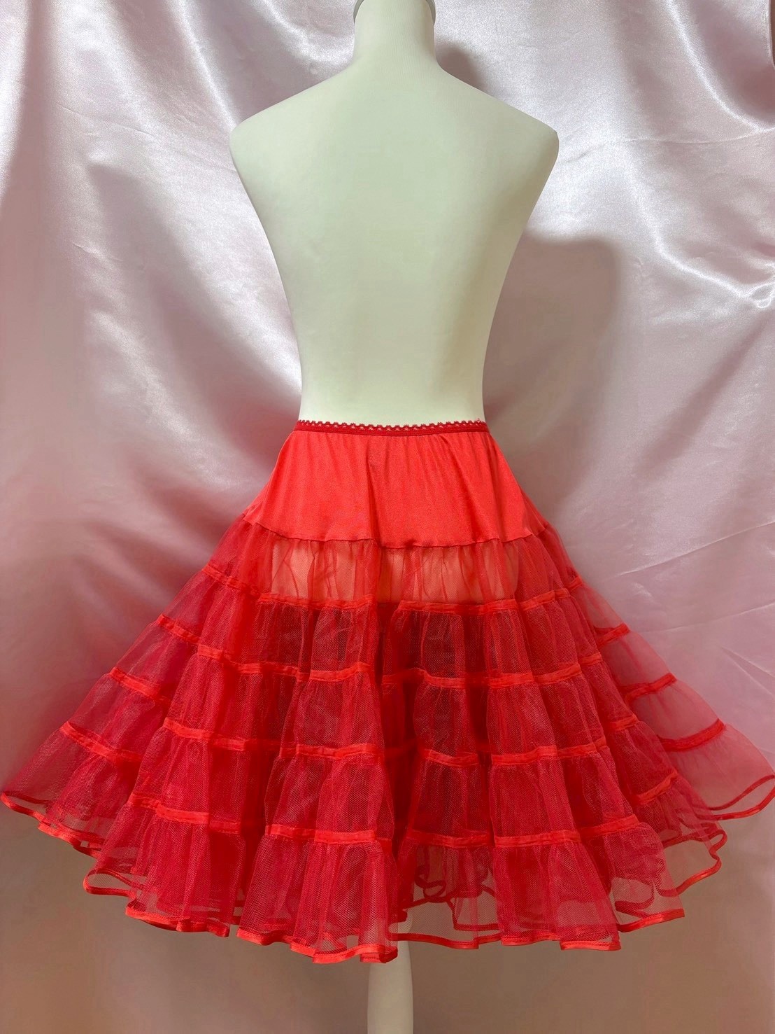 Vintage 50s Malco Modes Rockabilly Petticoat Tutu Ruffle USA Fairycore Coquette