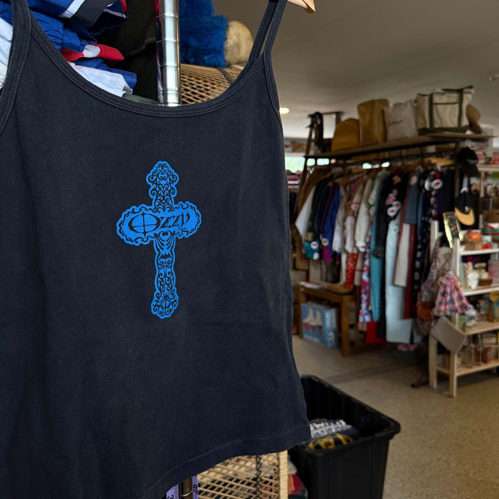 1990s Ozzy Osbourne Ladies Tank Top Vintage Gaziani Y2K Style Band Music Womens